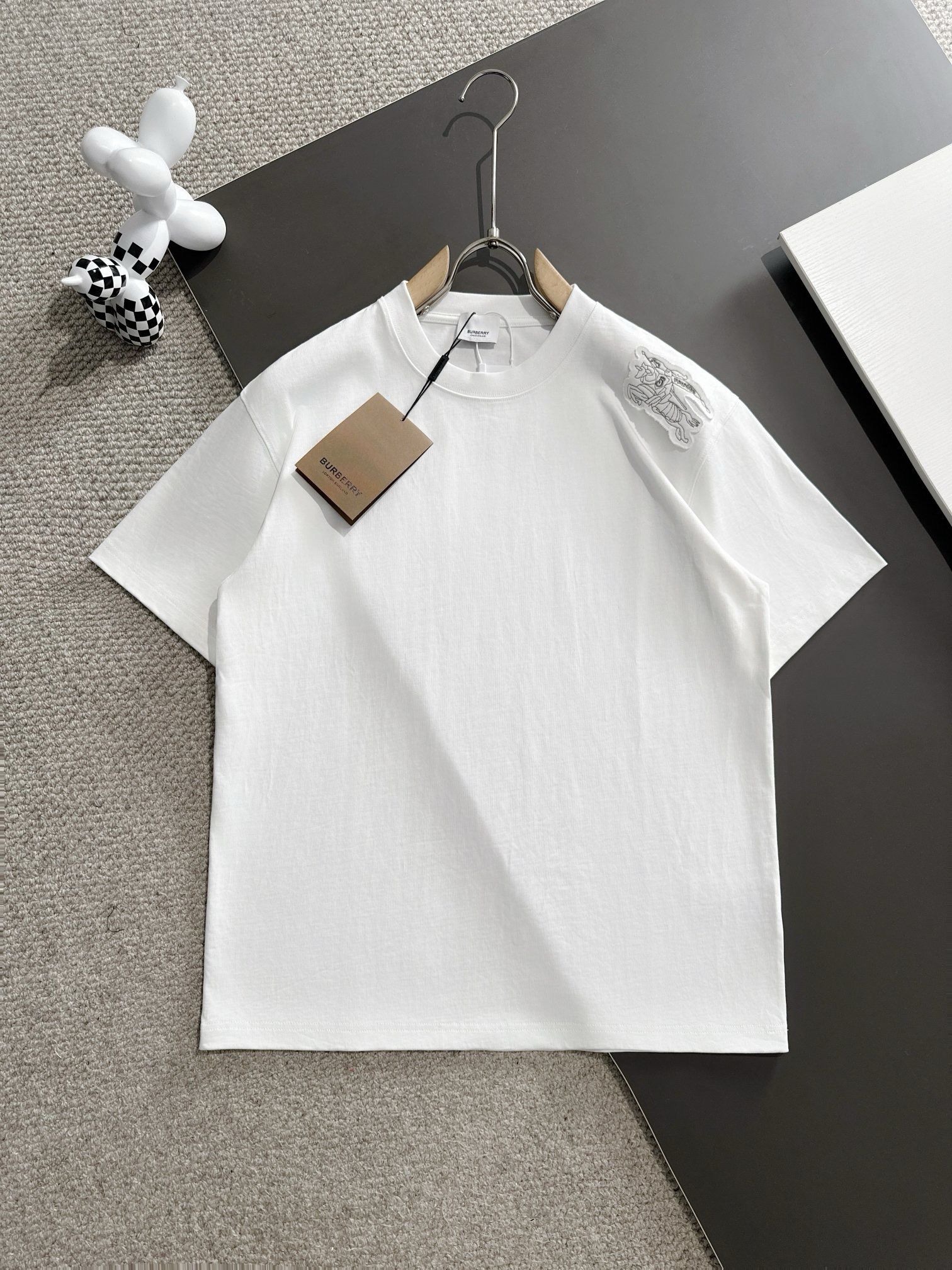 1:1 Version new patch war horse embroidery tee