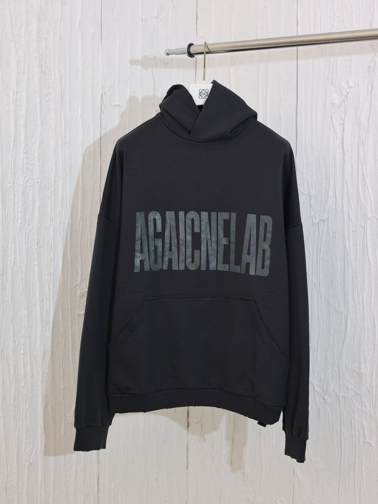 1:1 Version new crackle logo oversize hoodie