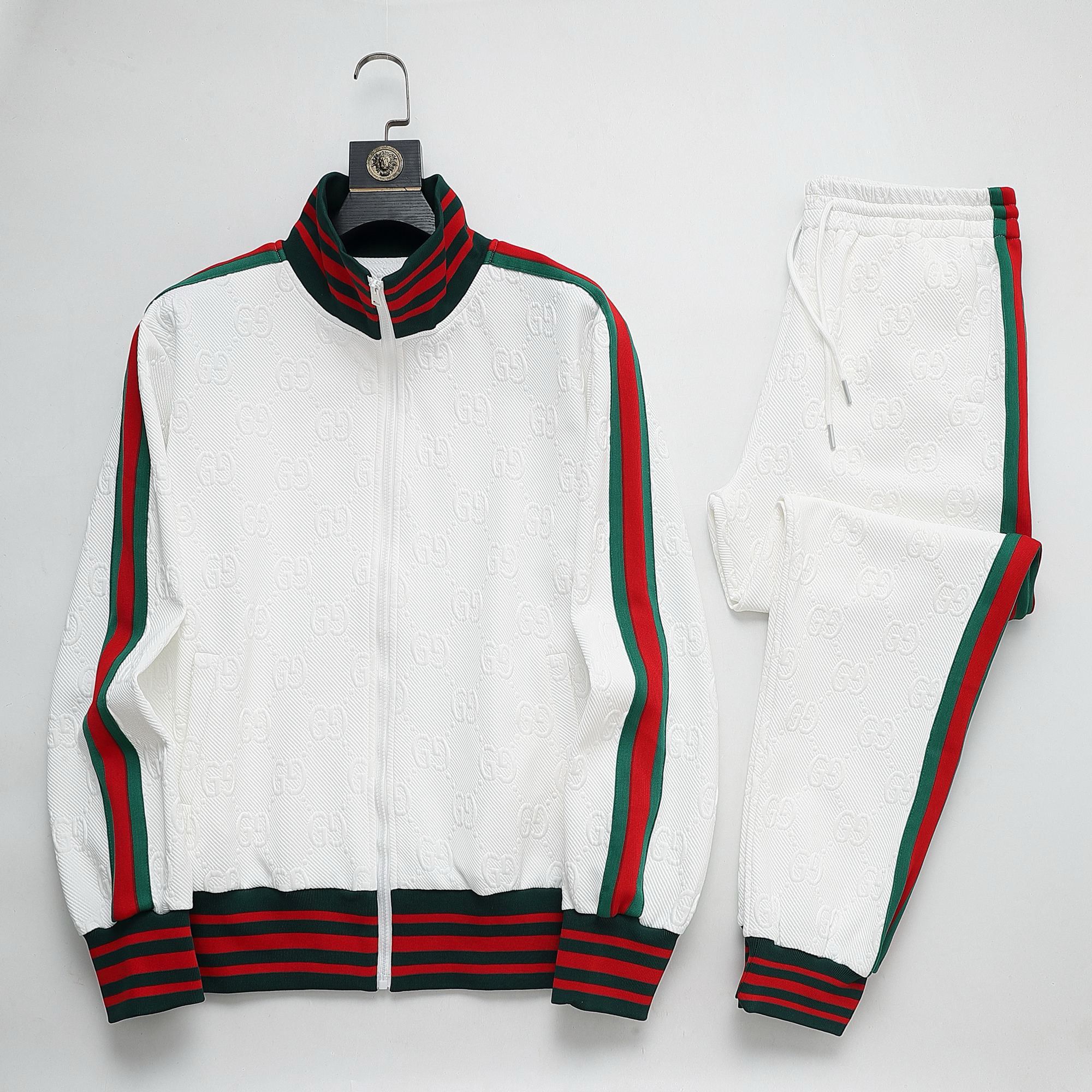 1：1 Version new classic black white tracksuit
