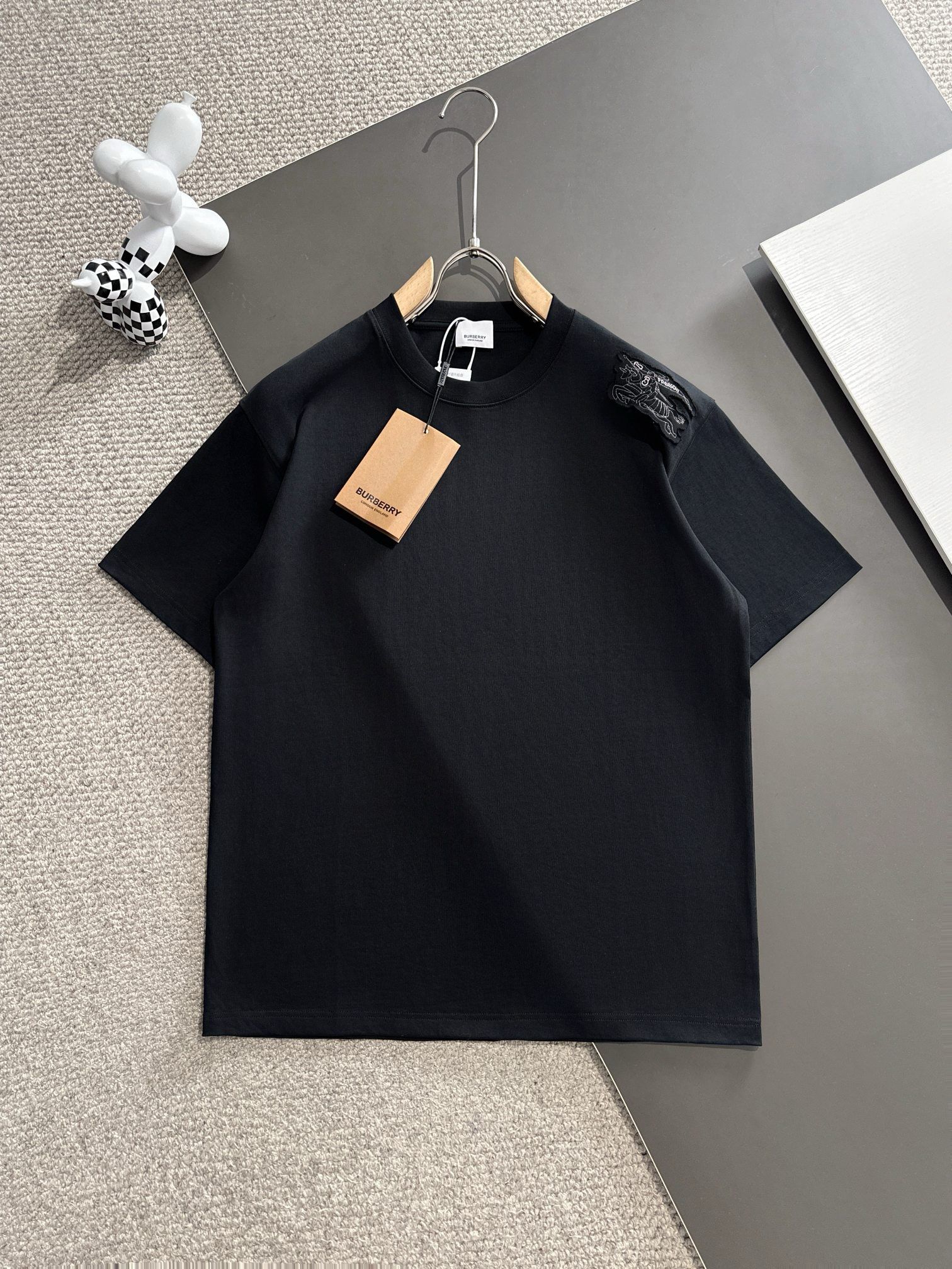 1:1 Version new patch war horse embroidery tee