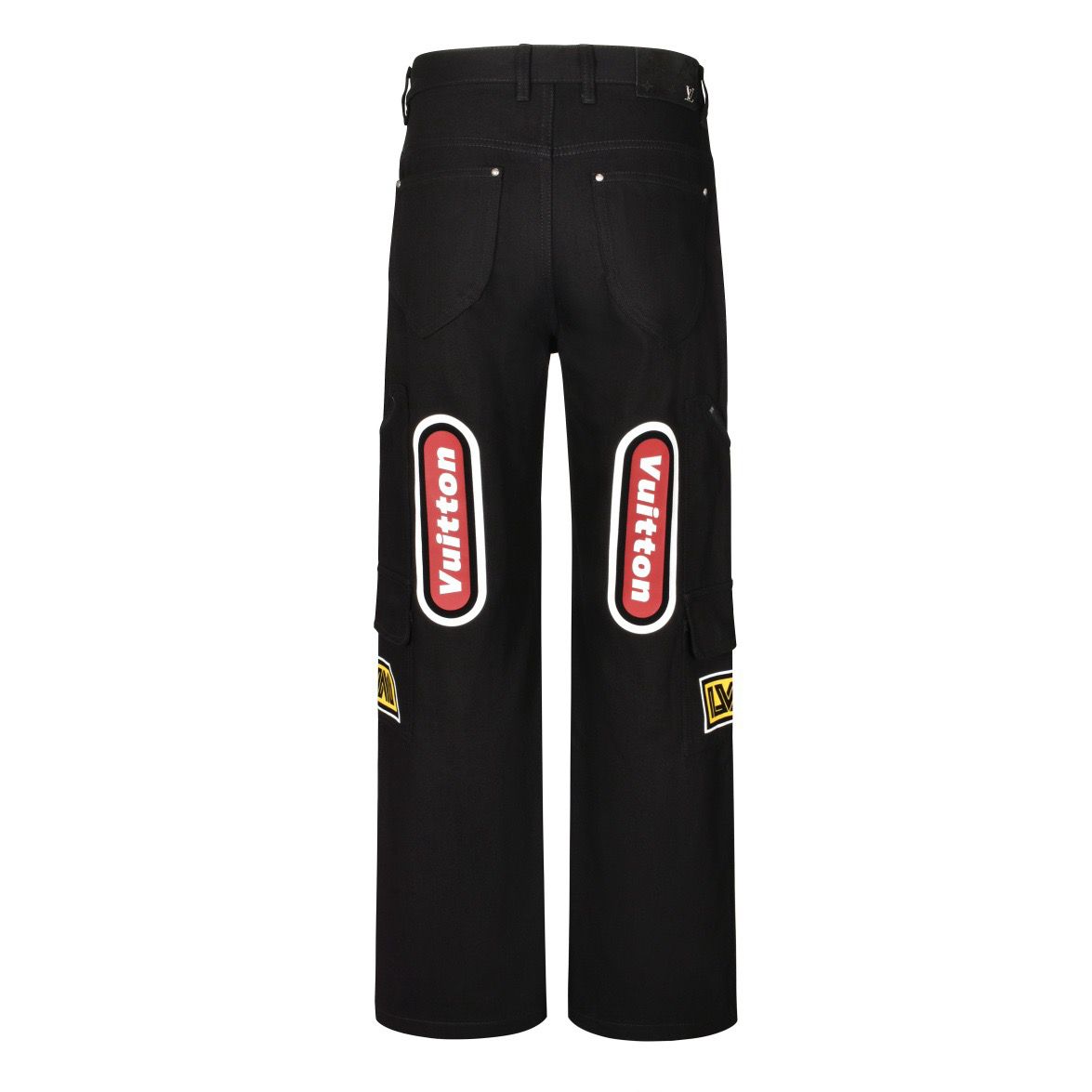1:1 Top version new arrival letter cargo jeans