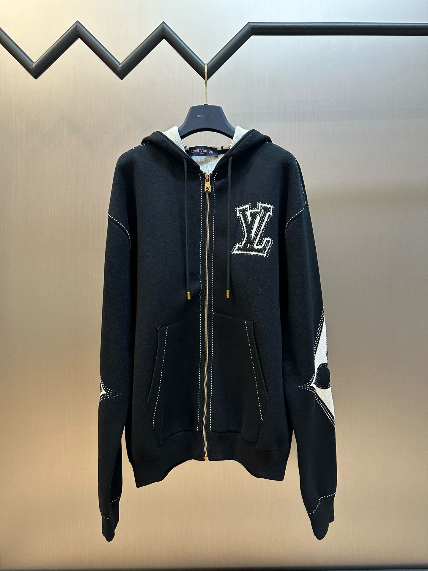 1:1 Version new arrival cotton jacquard zipper sweater jacket