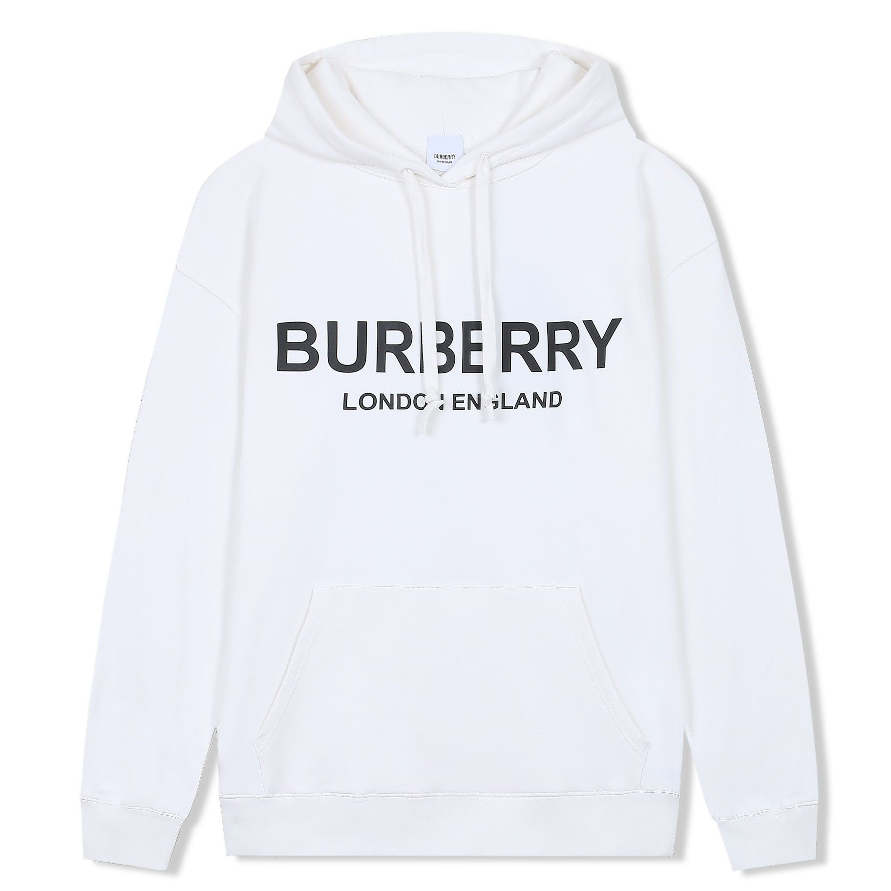 1:1 Version new arrival white letter logo print hoodie