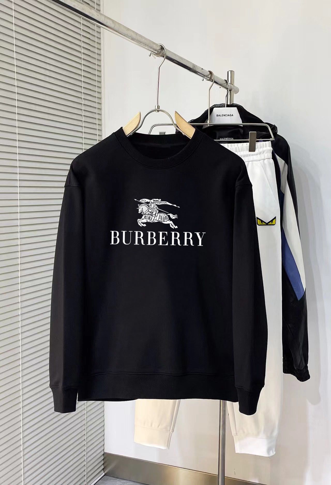 1:1 version new basic color crewneck