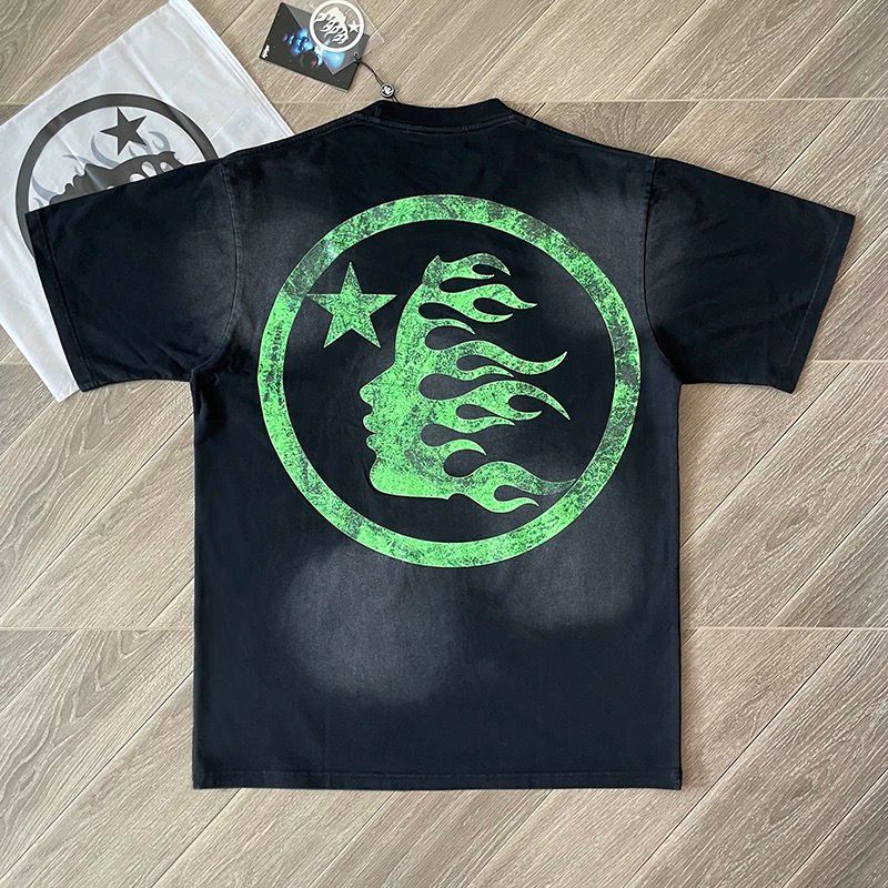 1:1 Verison classic green logo print tee