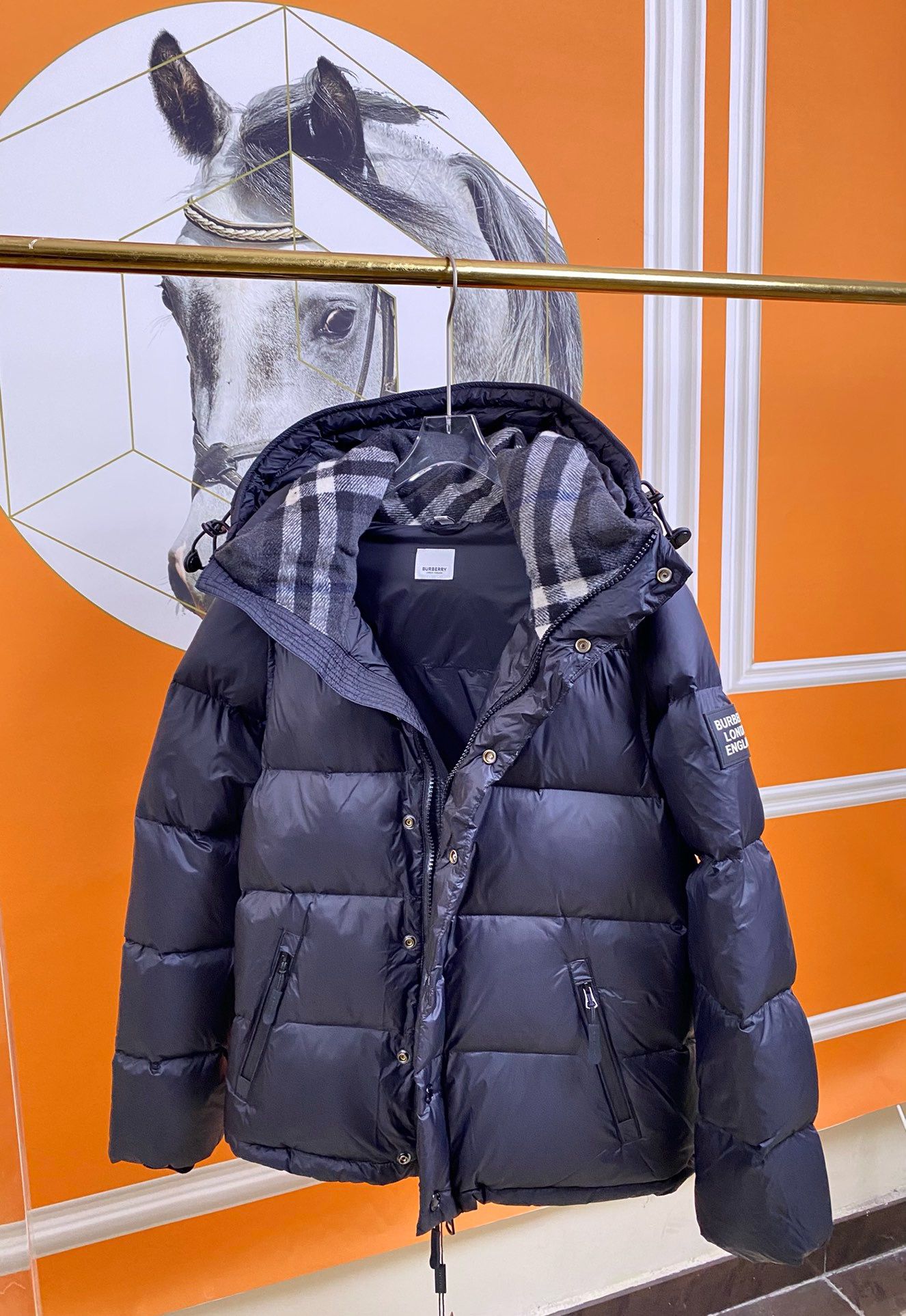 1:1 Highest version detachable sleeve hooded down jacket
