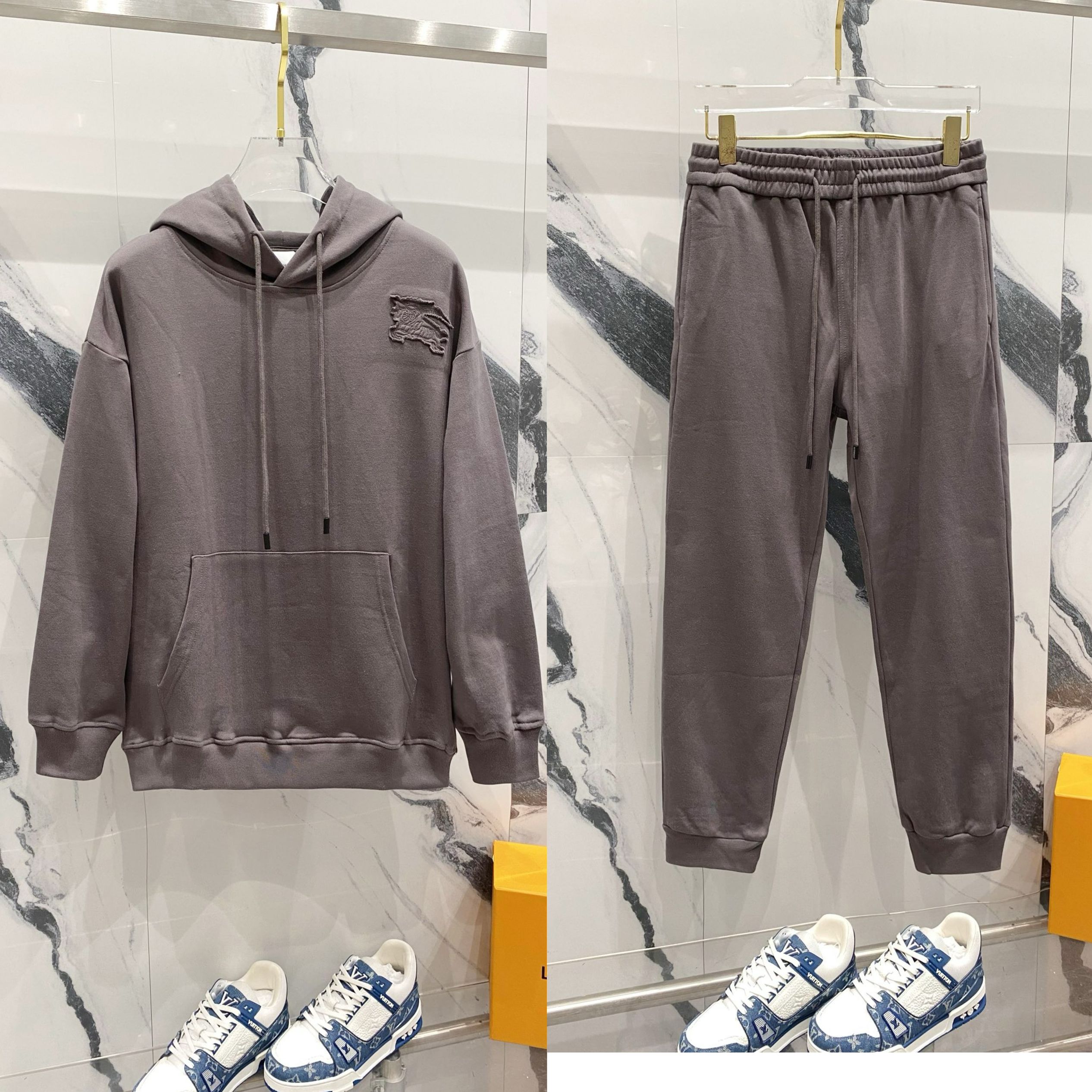 1:1 Version new arrival all grey tracksuit