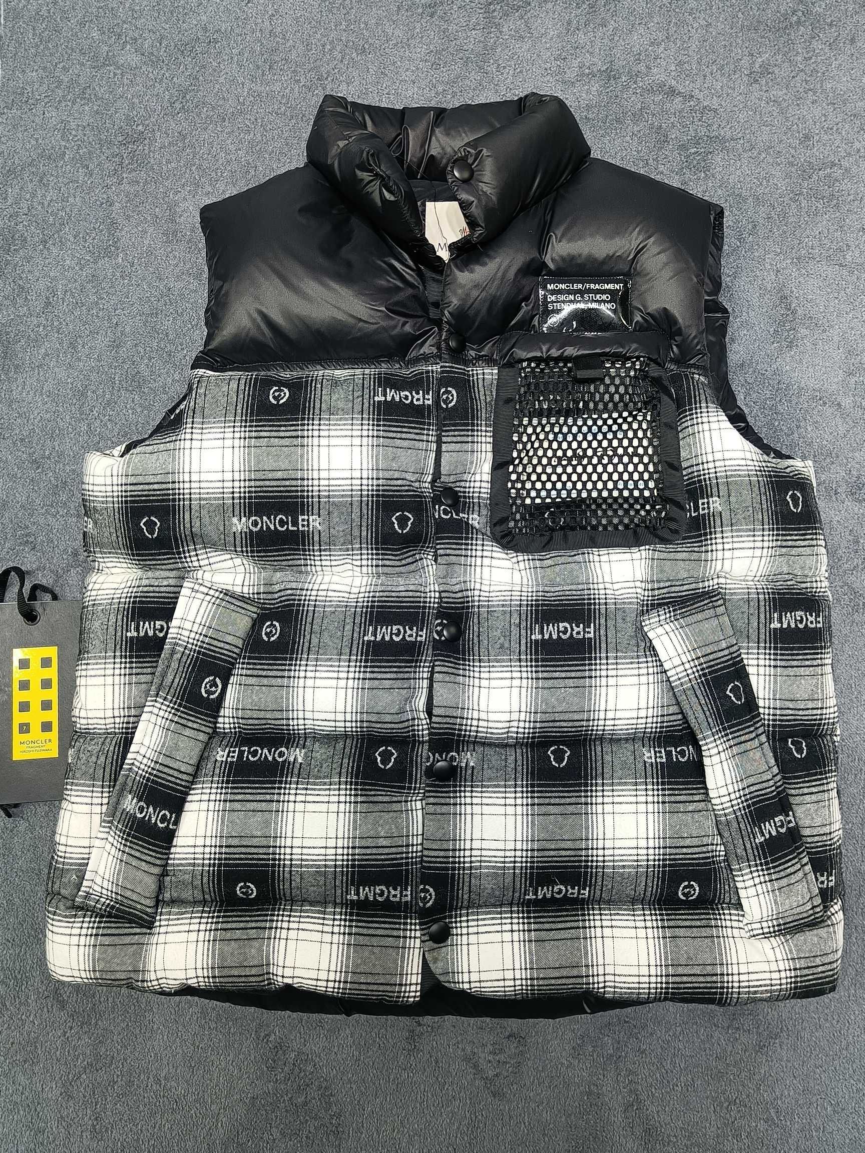 1:1 Top version new Daxy m frgmt letter down vest