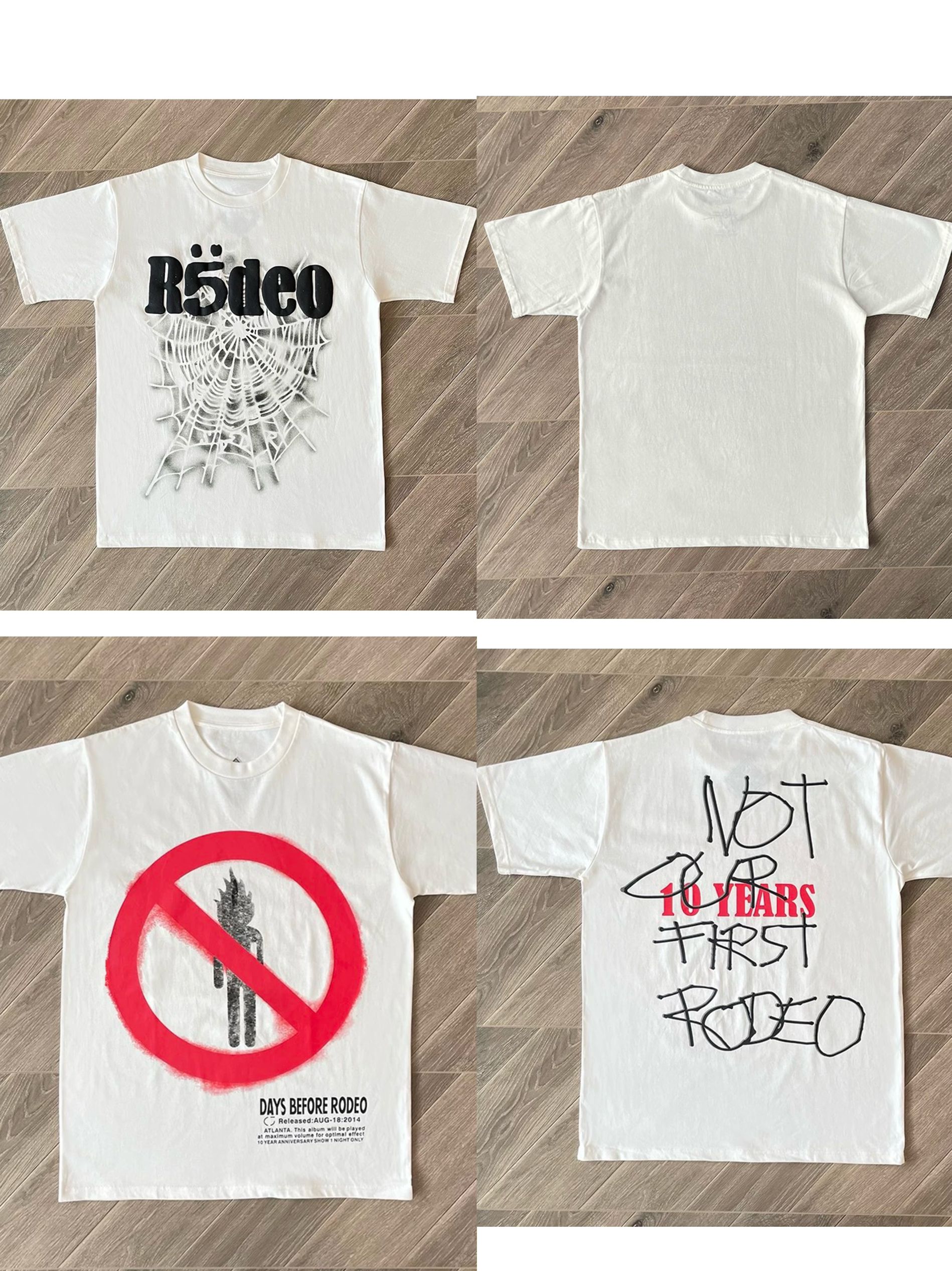 1:1 Top version worldwide 555555 days before rodeo tee