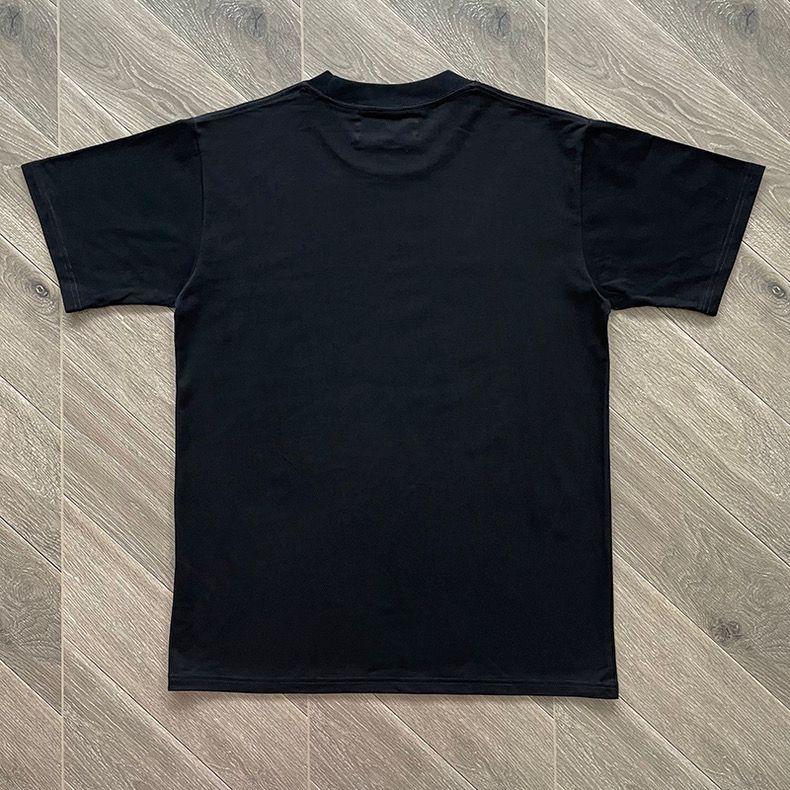 1:1 Version new arrival black with yellow star tee