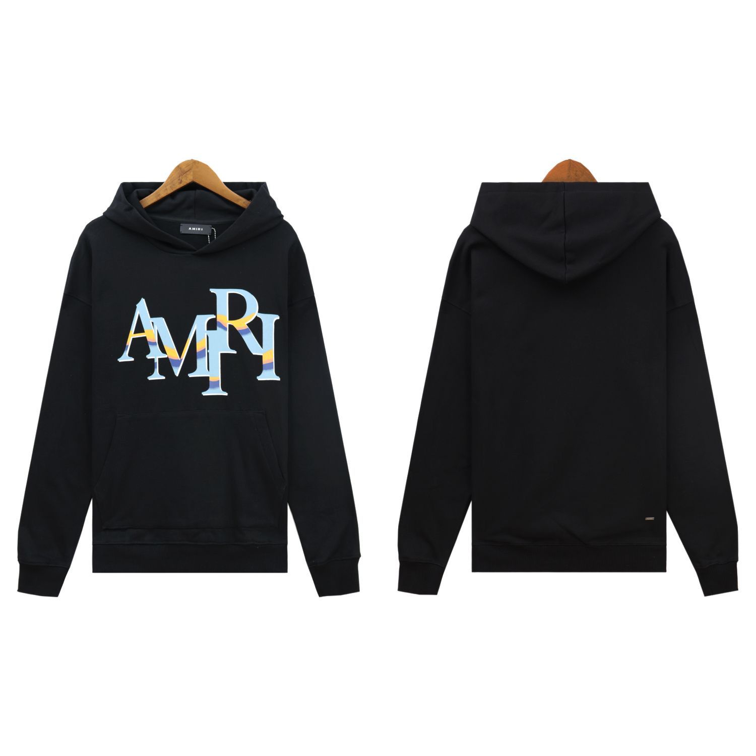 New arrival washing black color hoodie