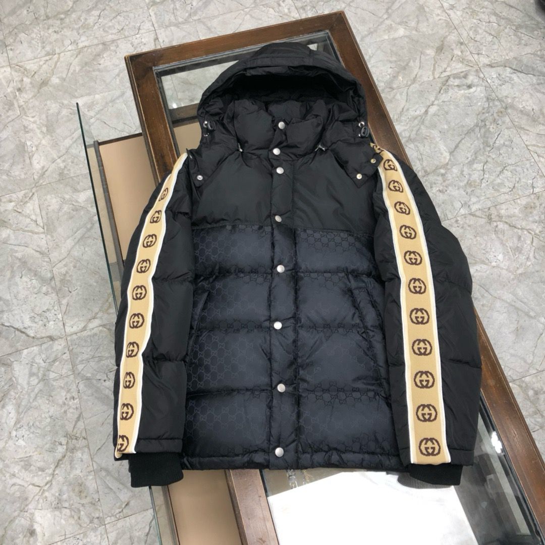 1:1 Version new reflective ribbon down jacket