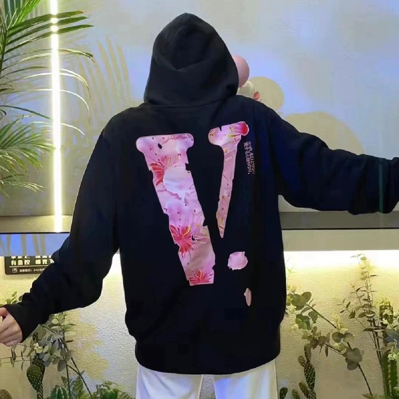 1:1 Version new arrival couple style big logo letter hoodie