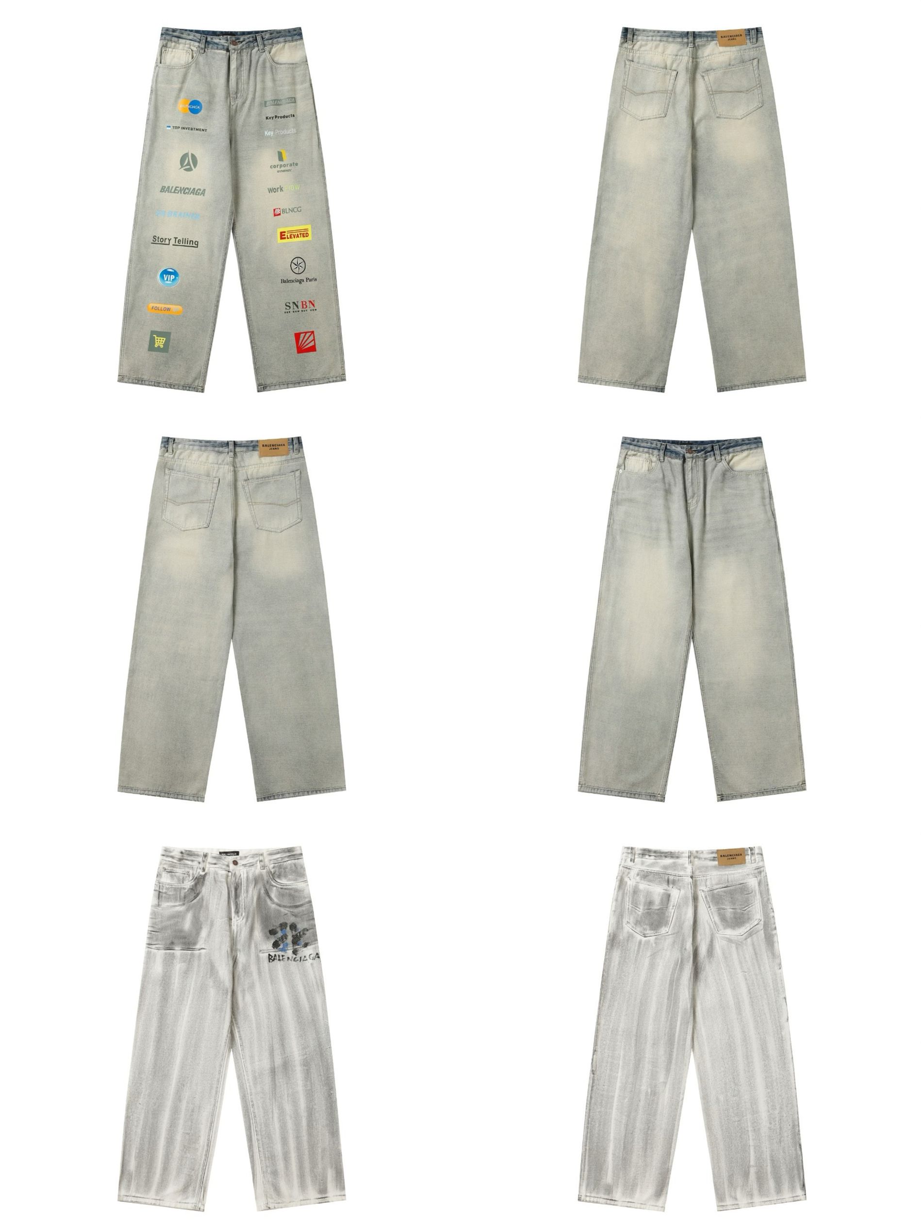 1：1 Version new arrival blue jeans