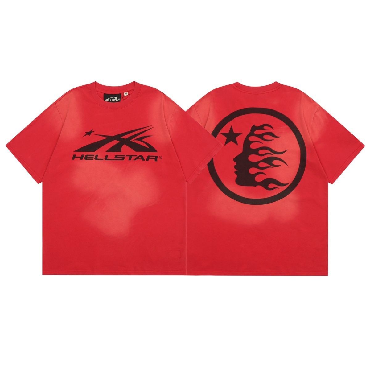 New arrival washing red color tee