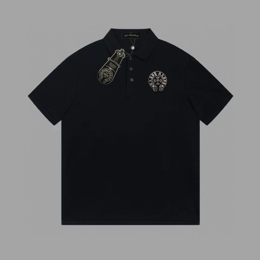 1:1 Version horse shoes logo polo tshirt