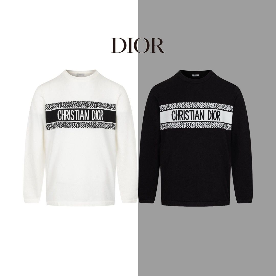1:1 Version new arrival letter logo crewneck sweater