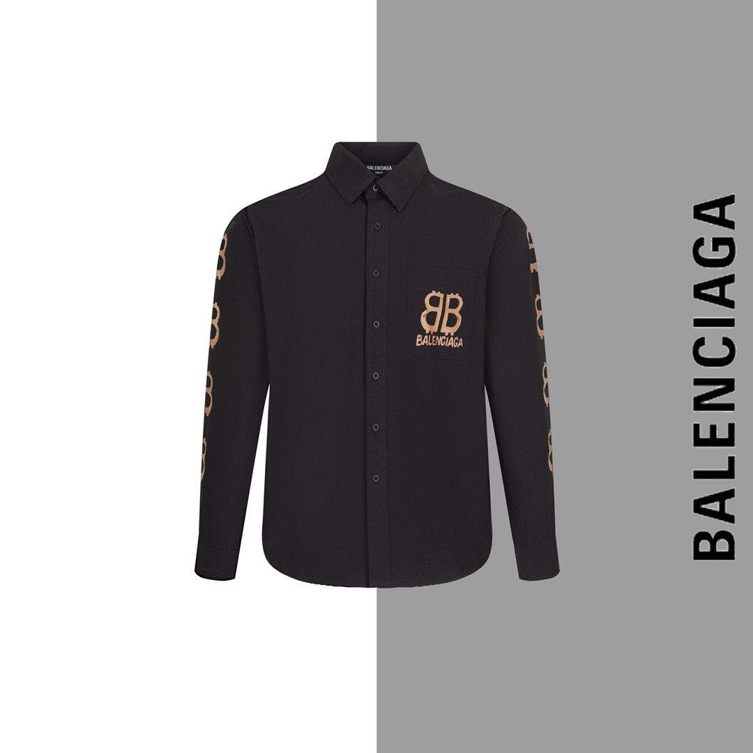 1:1 Version new BB letter print shirt jacket