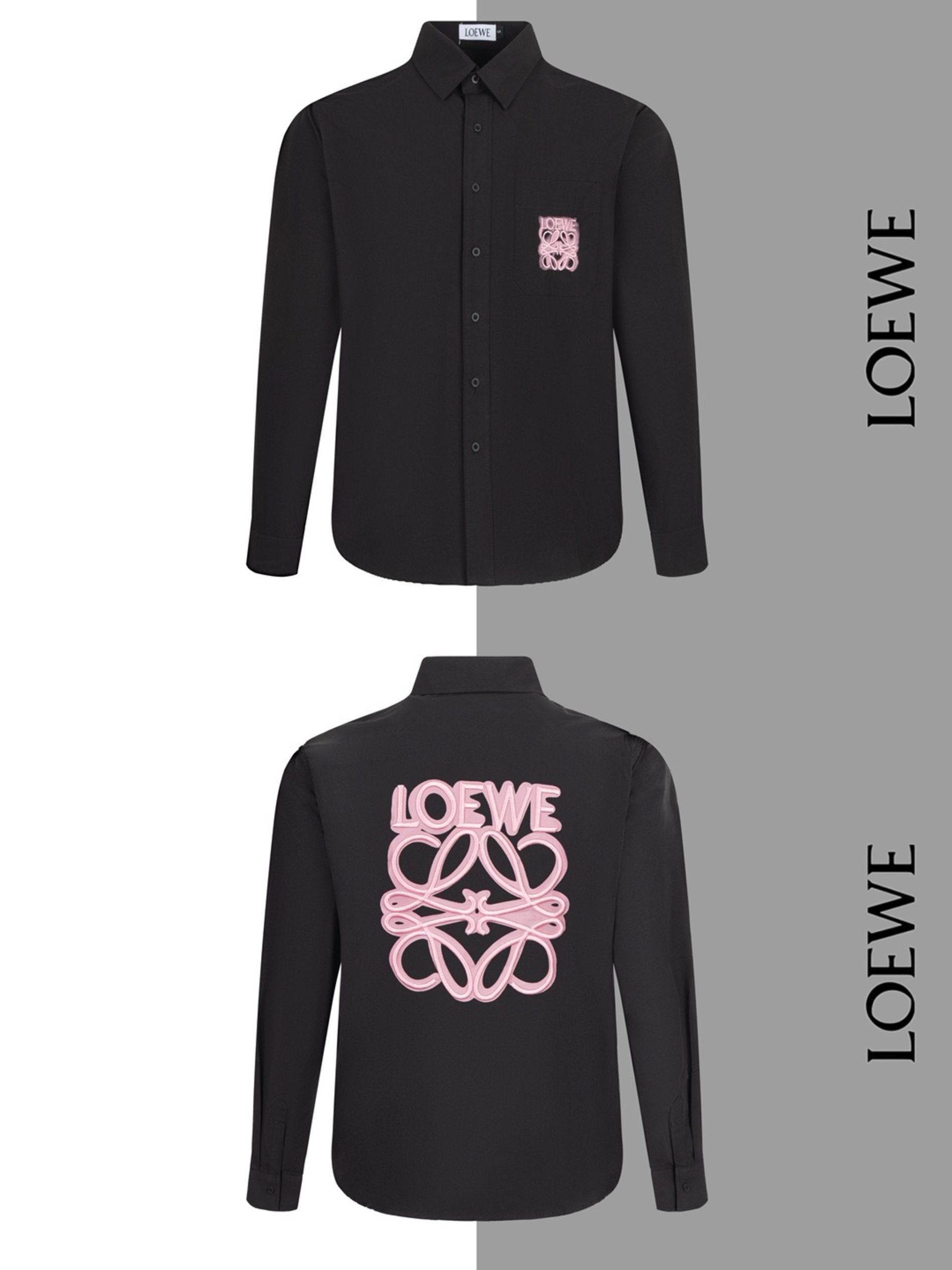 1:1 Verison new fluorescence embroidery shirt jacket