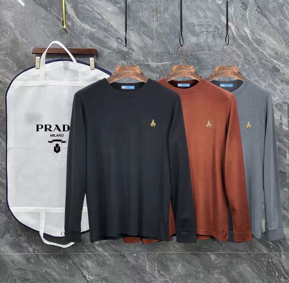 1:1 Version new wool fleece crewneck long sleeve