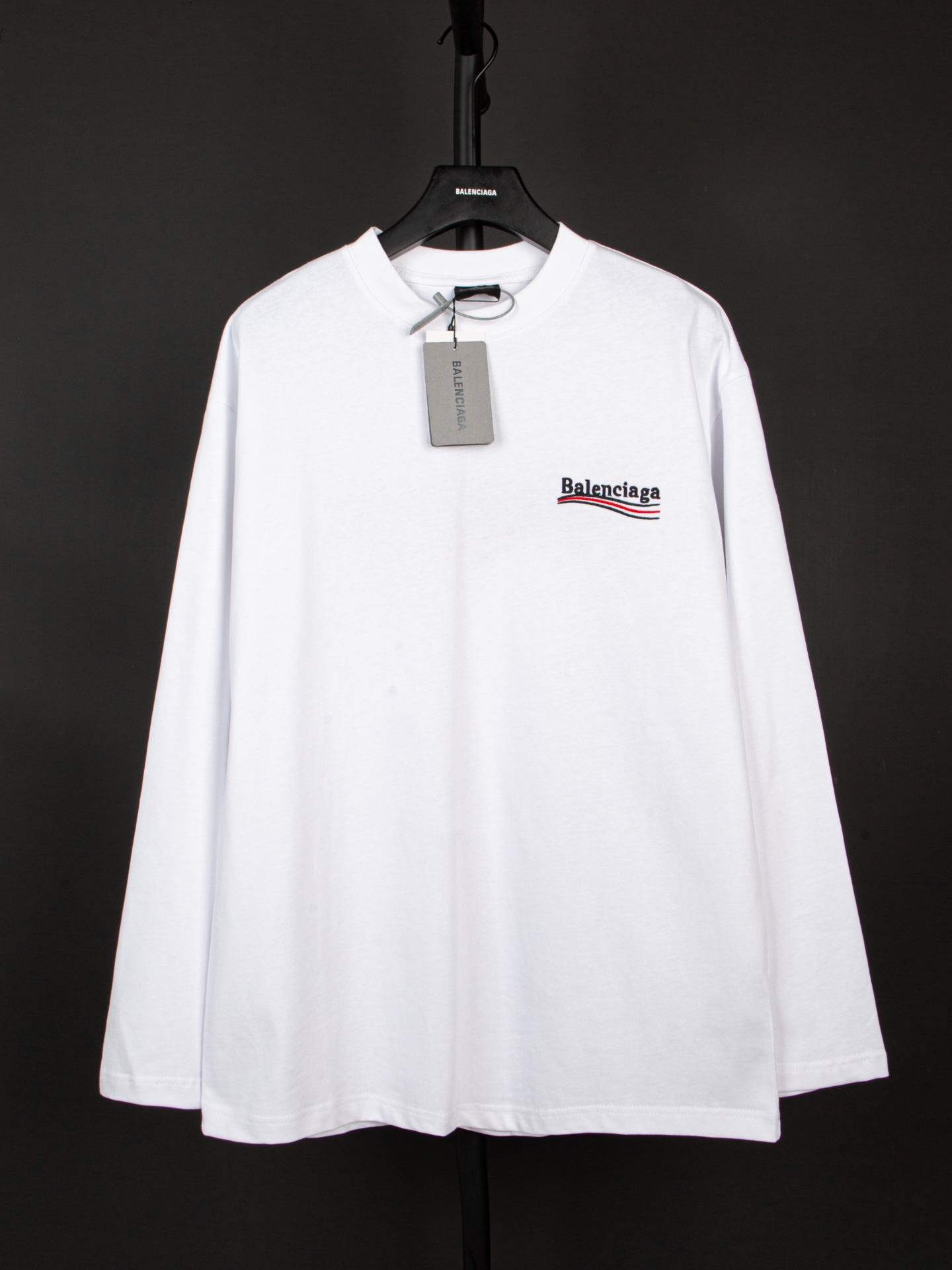 1:1 version New Arrival long sleeved embroidery letters T shirt