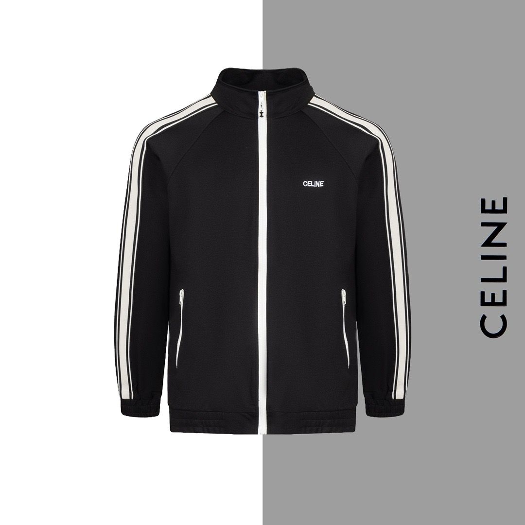 1:1 Version new arrival classic black zipper jacket