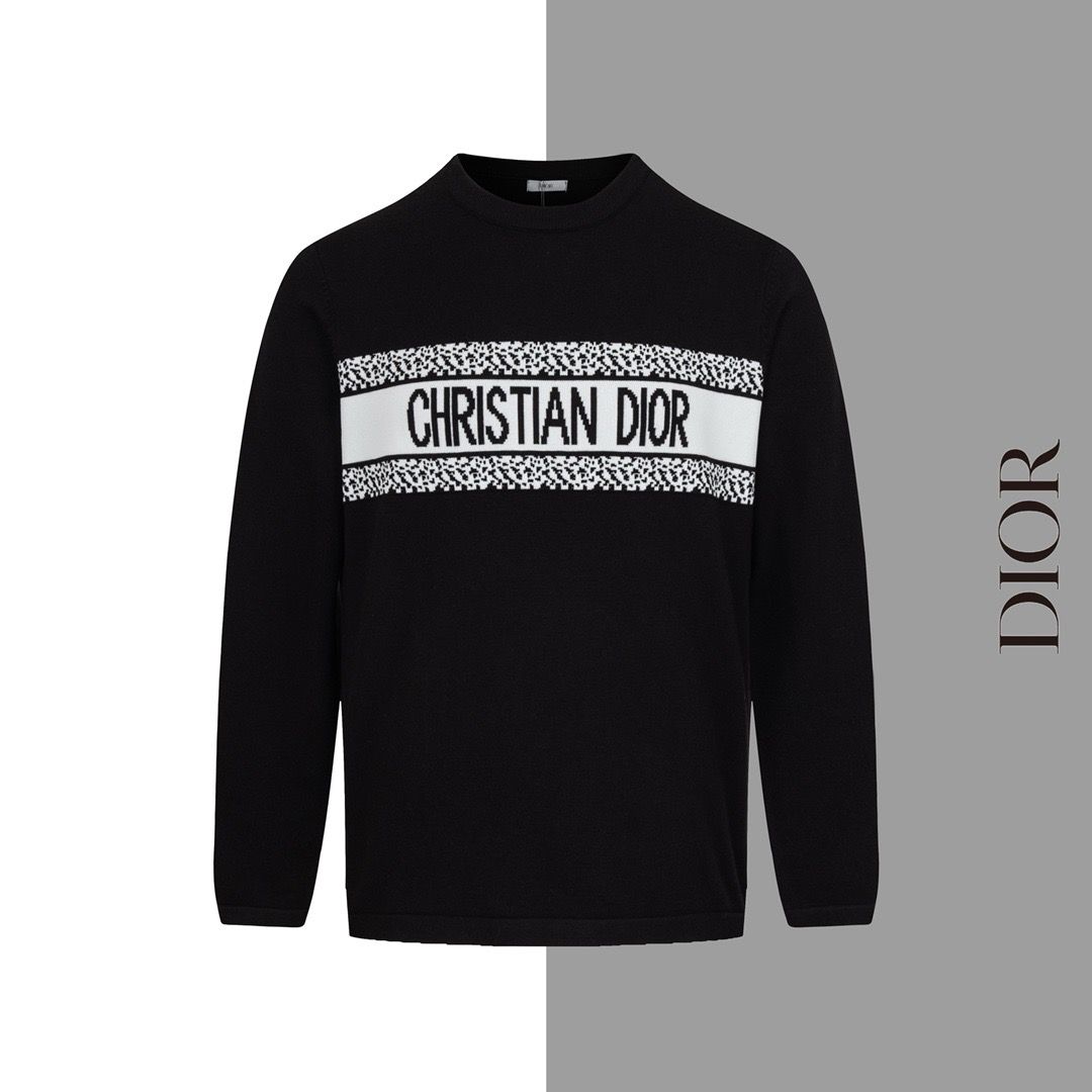 1:1 Version new arrival letter logo crewneck sweater