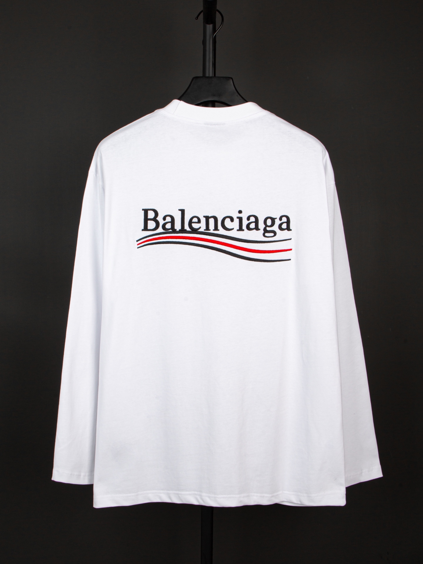 1:1 version New Arrival long sleeved embroidery letters T shirt