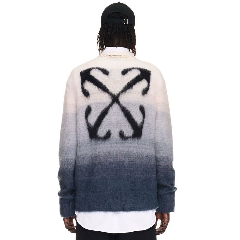 1:1 Version nw gradient grey sweater