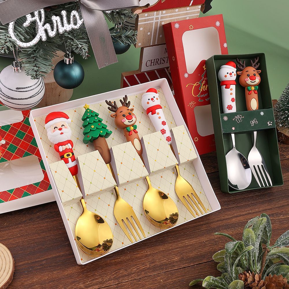 Christmas spoon & fork tableware