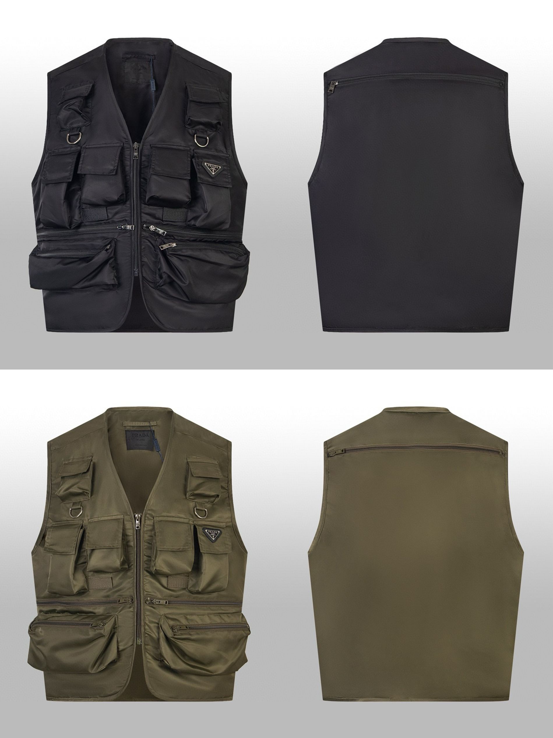 1:1 version cargo nylon thick vest