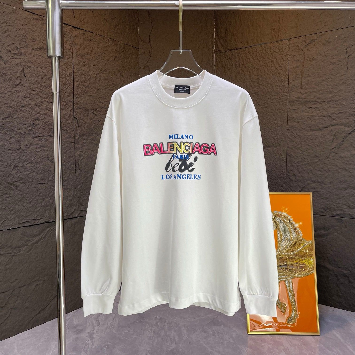 1:1 version new basic color crewneck