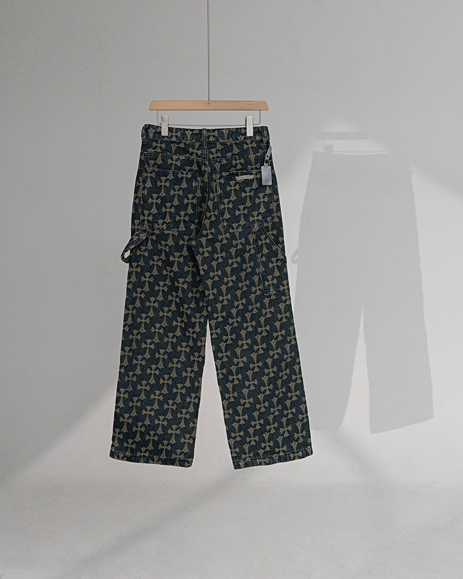 1:1 Version new arrival full logo print jeans