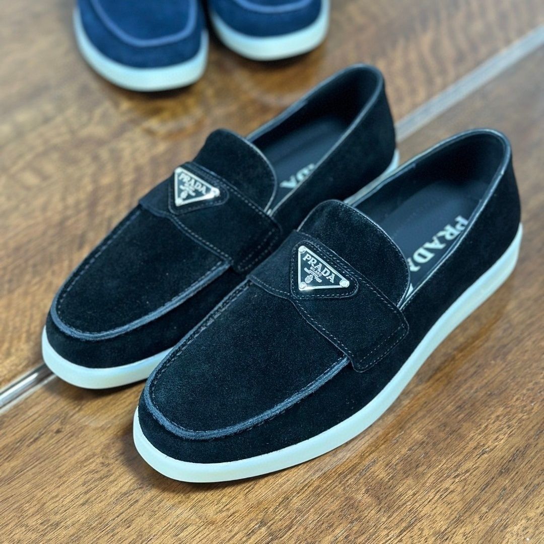 1:1 Top version patchwork leisure slip on lazy loafers shoes