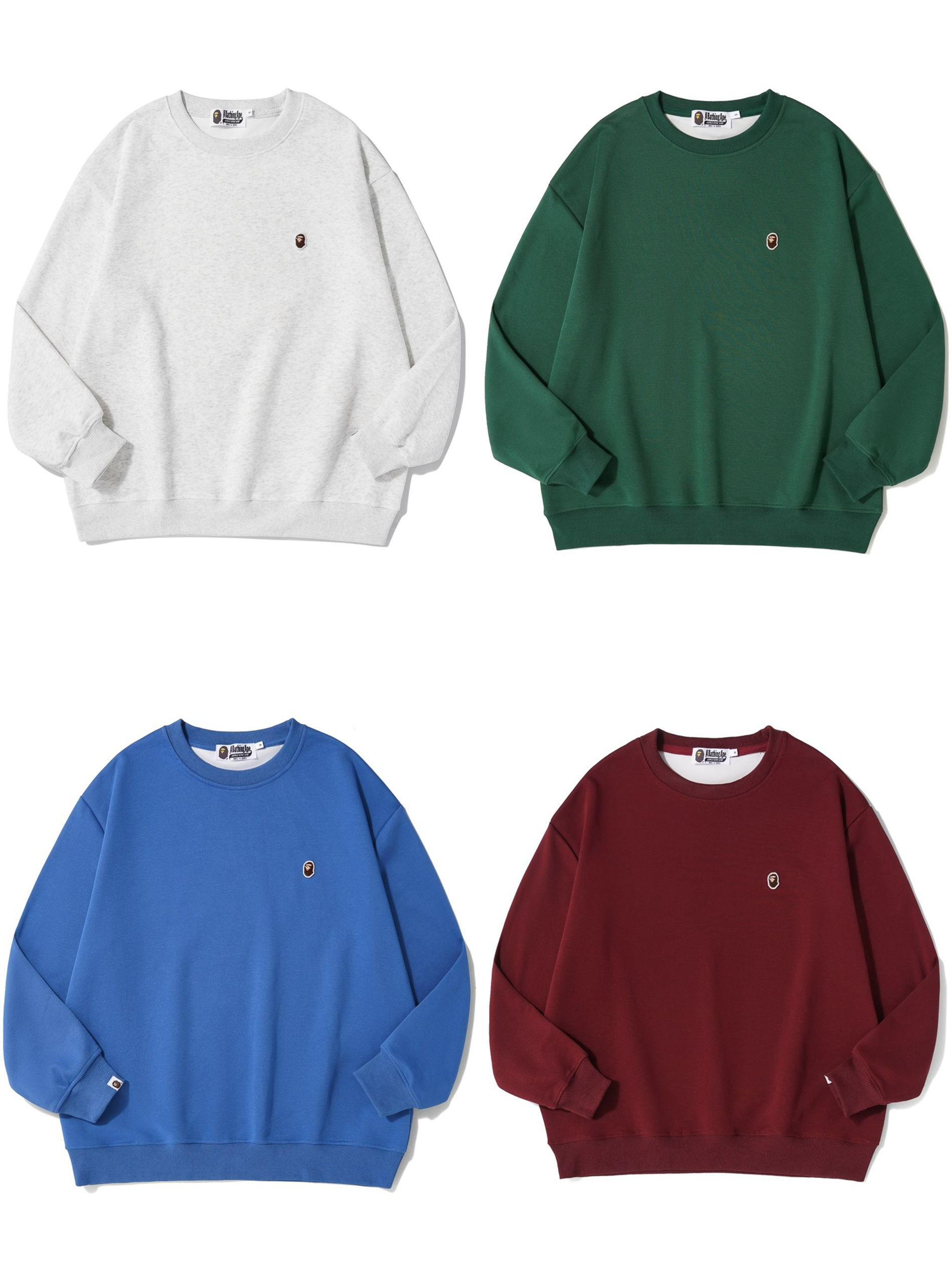 1:1 quality new basic color crewneck hoodie