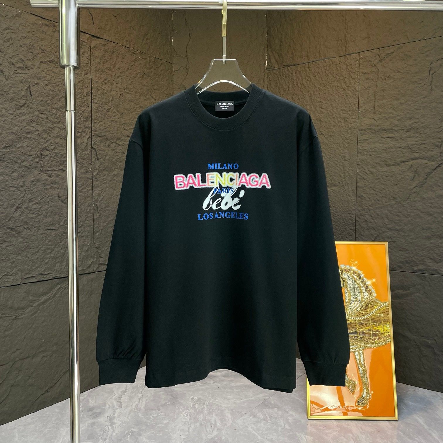 1:1 version new basic color crewneck