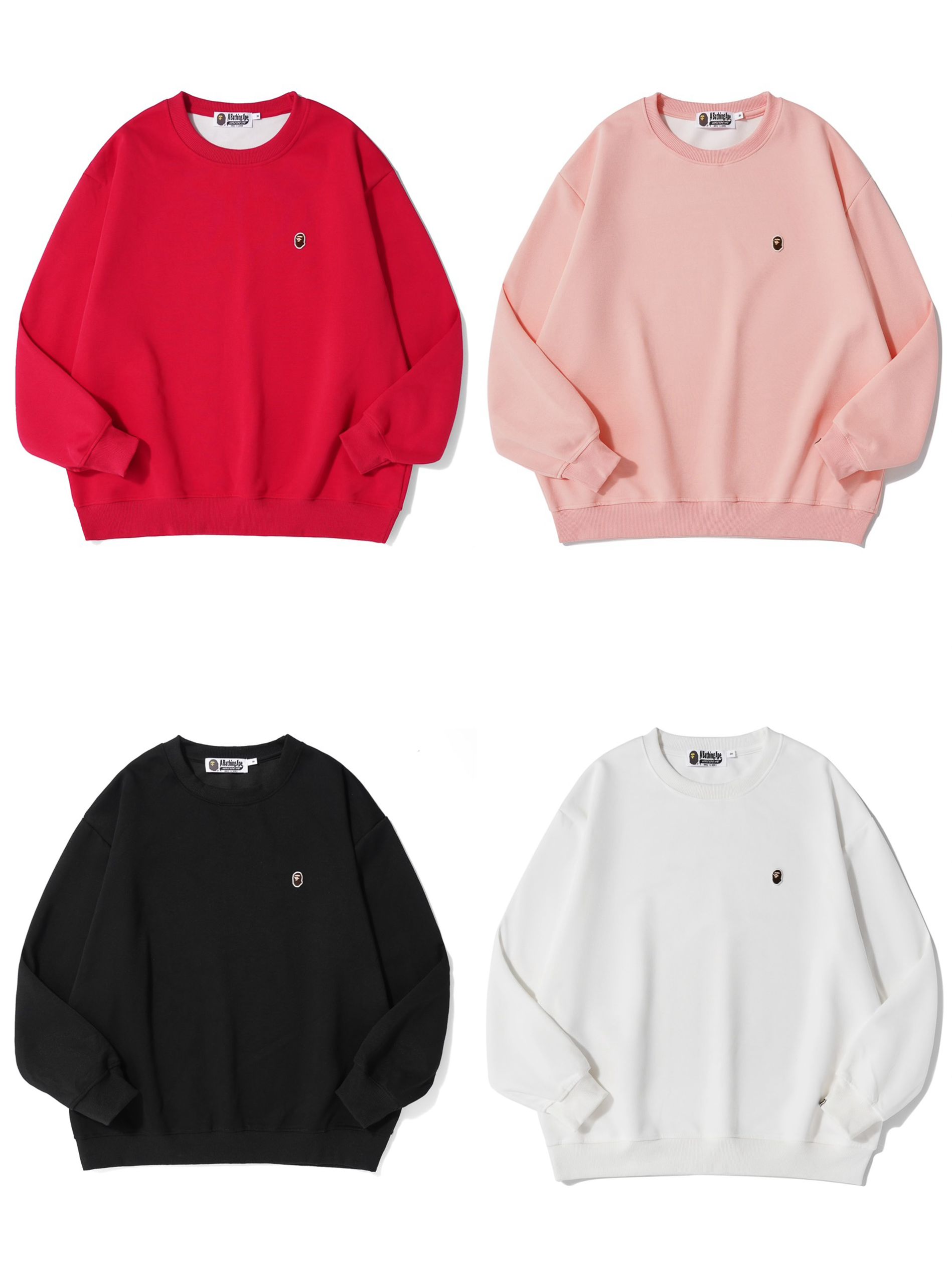 1:1 Version new basic color crewneck hoodie