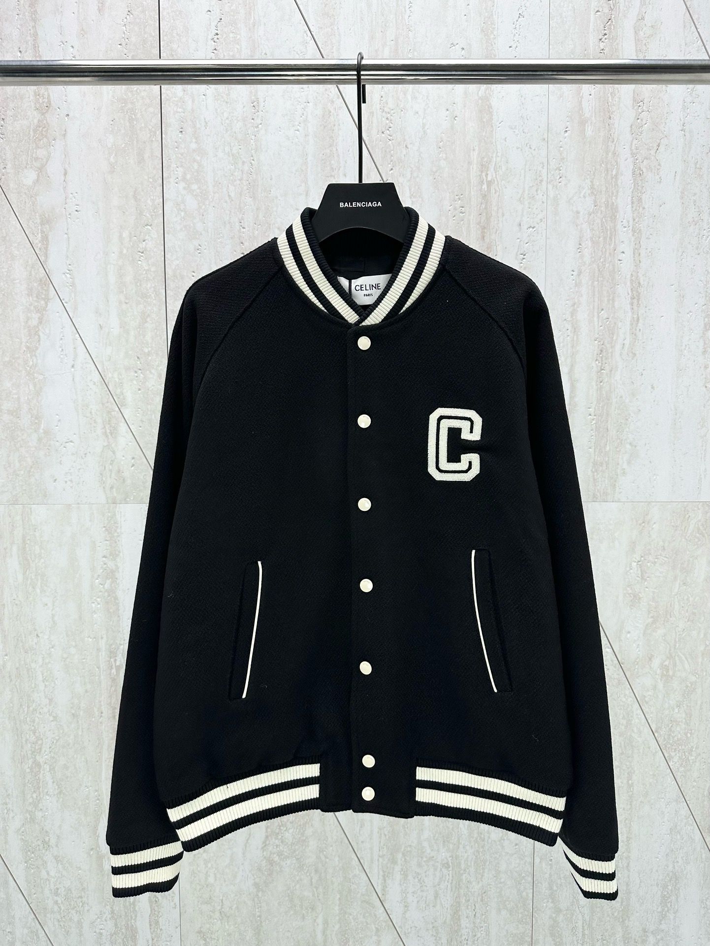 1：1 version wool new baseball jacket
