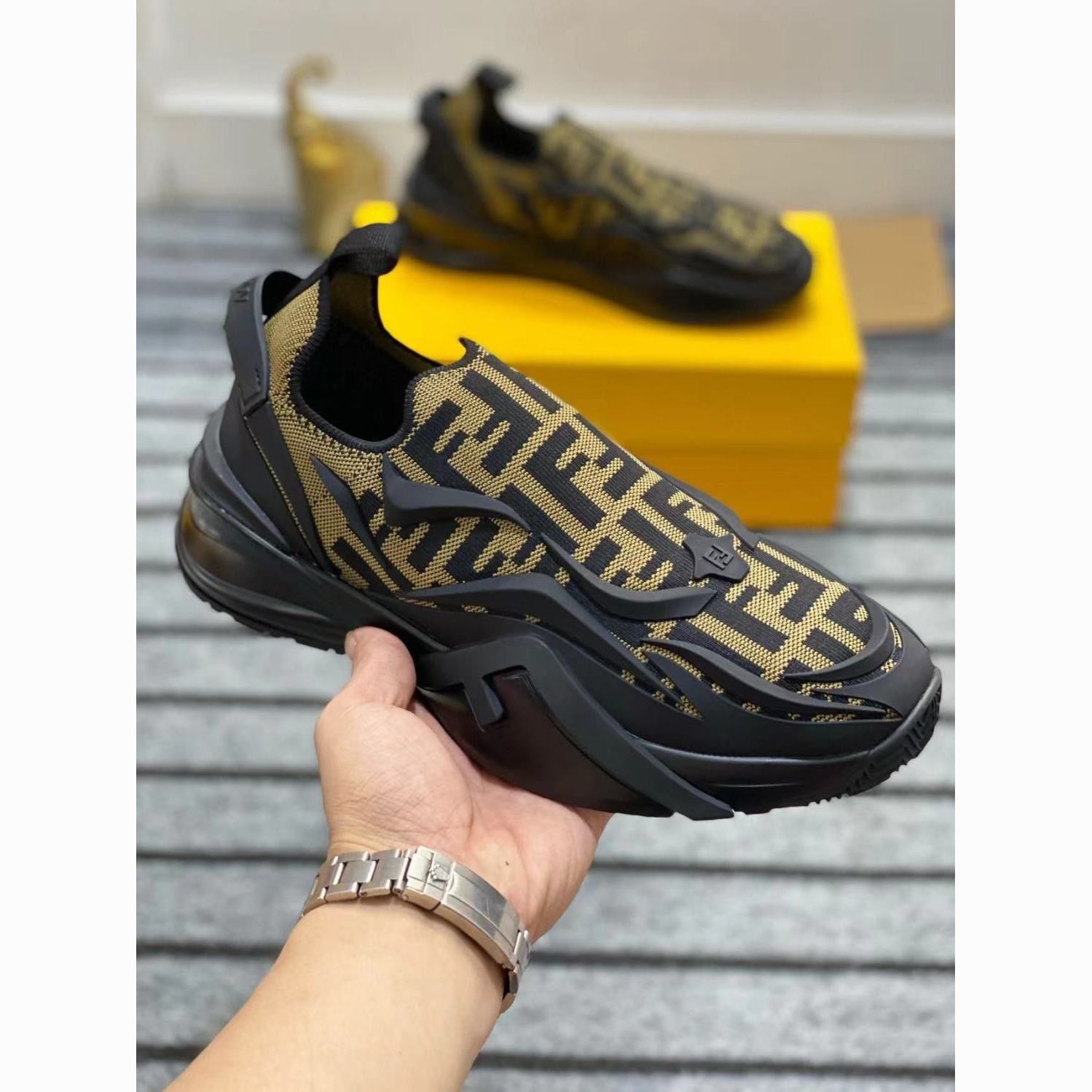 1:1 version new one pedal thick sole breathable running sneakers