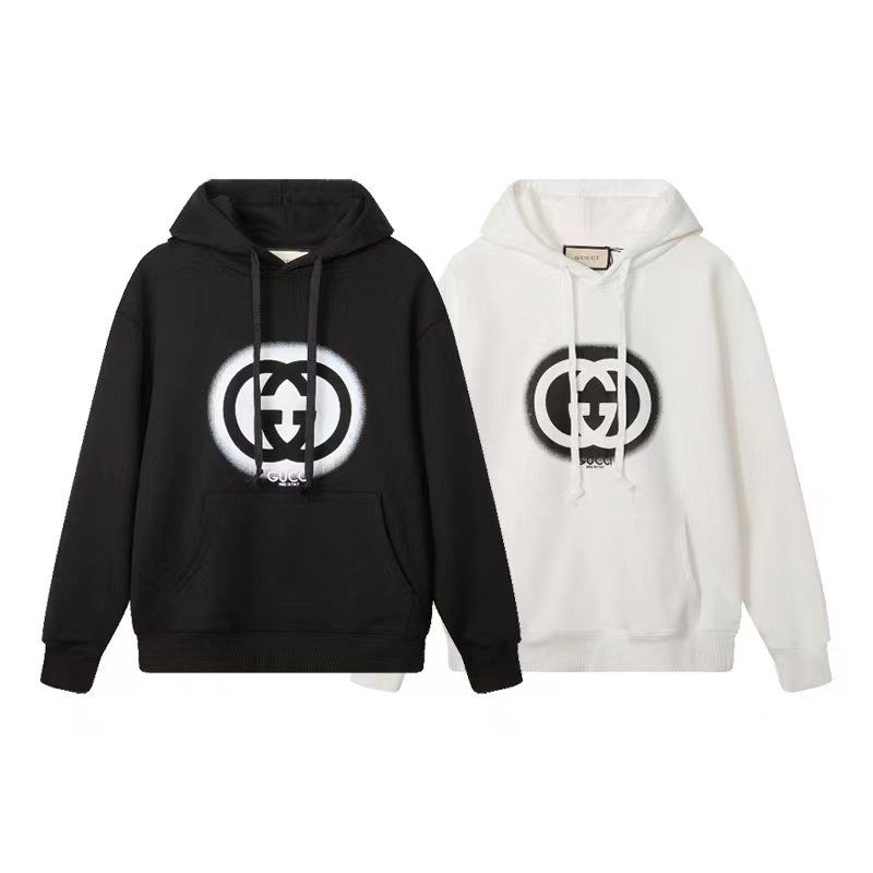 1:1 New arrival basic circle logo print hoodie