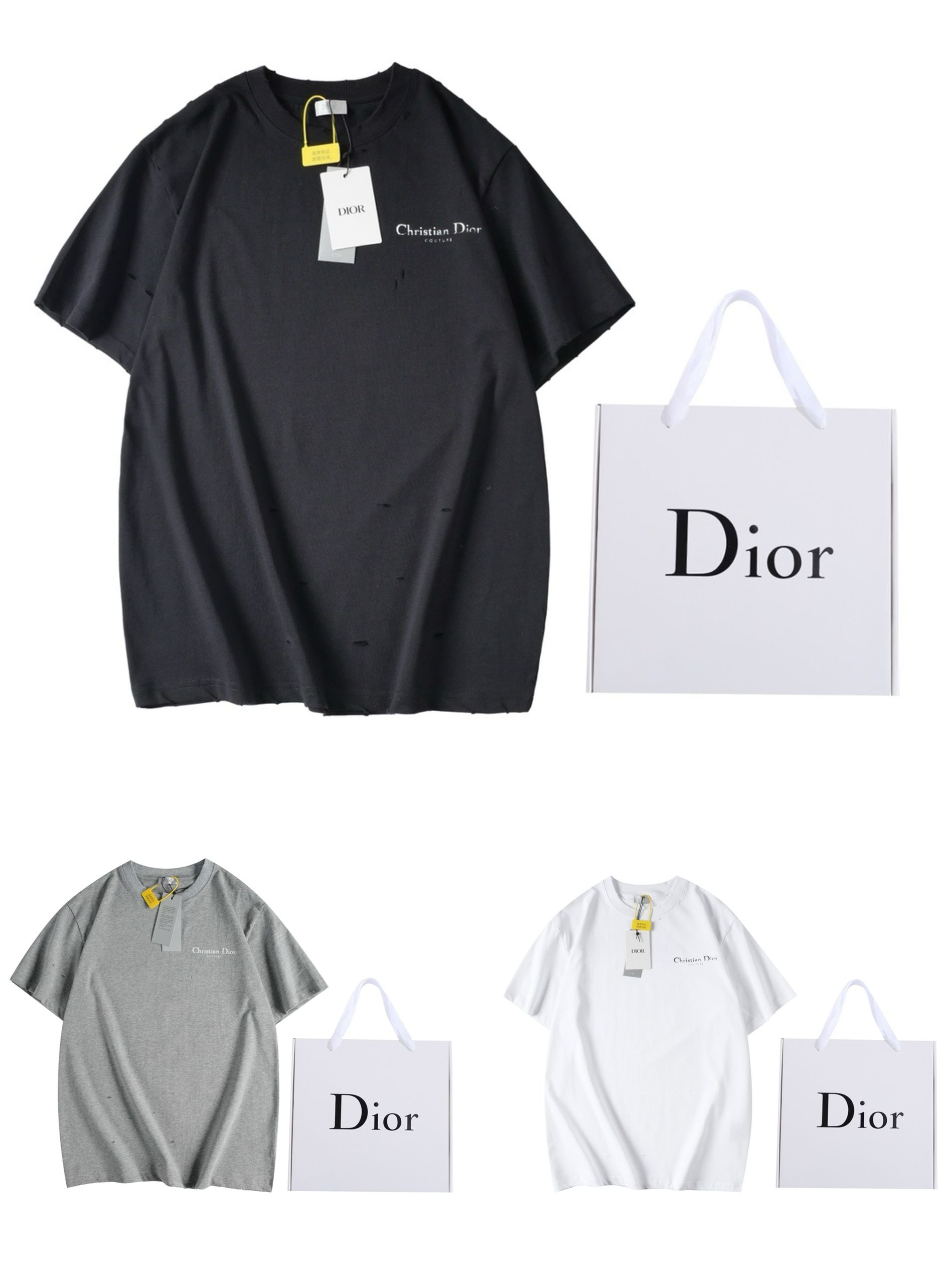 1:1 Version new broken design simple tee