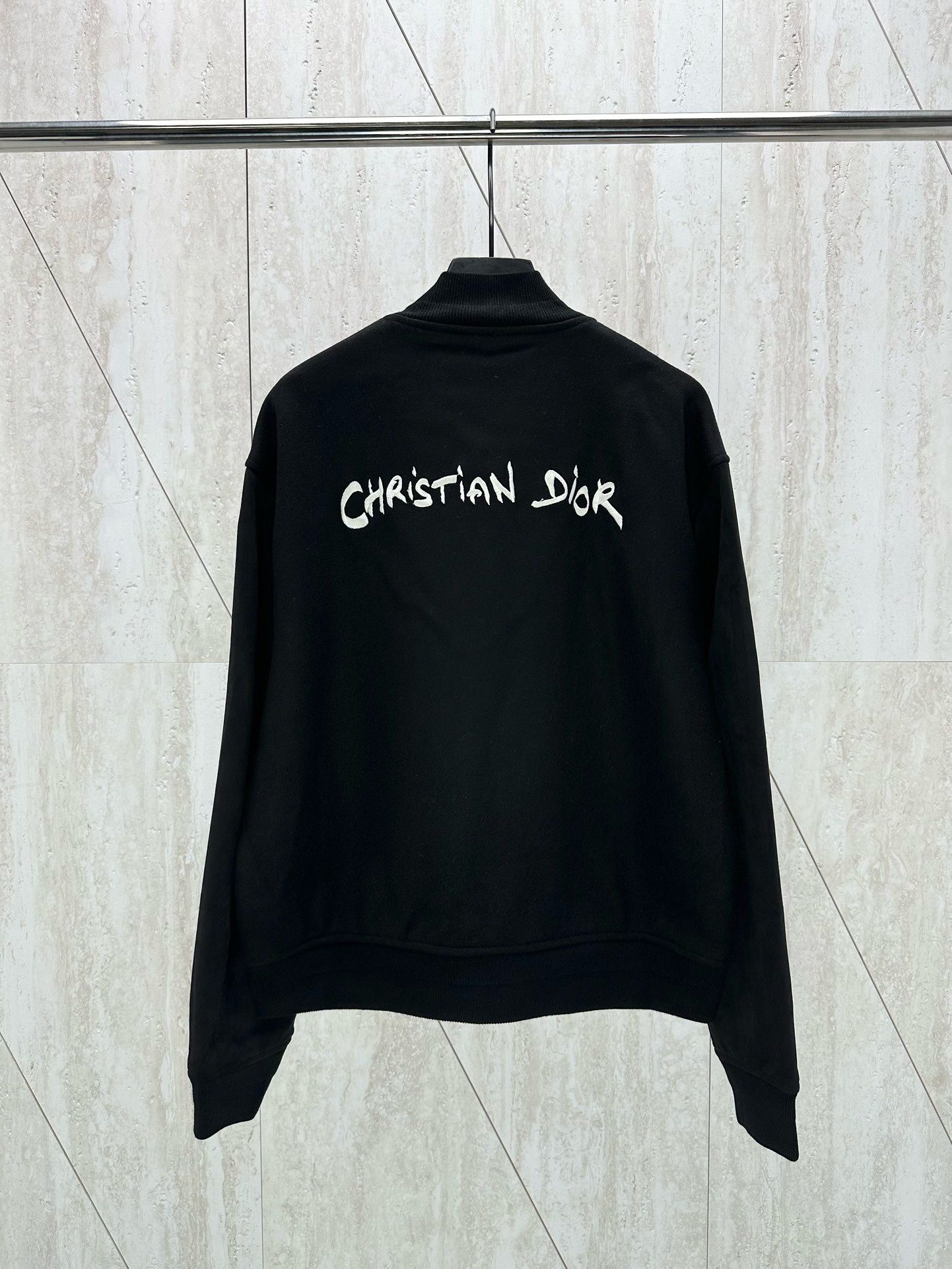 1:1 top quality suede wool double embroidery baseball jacket