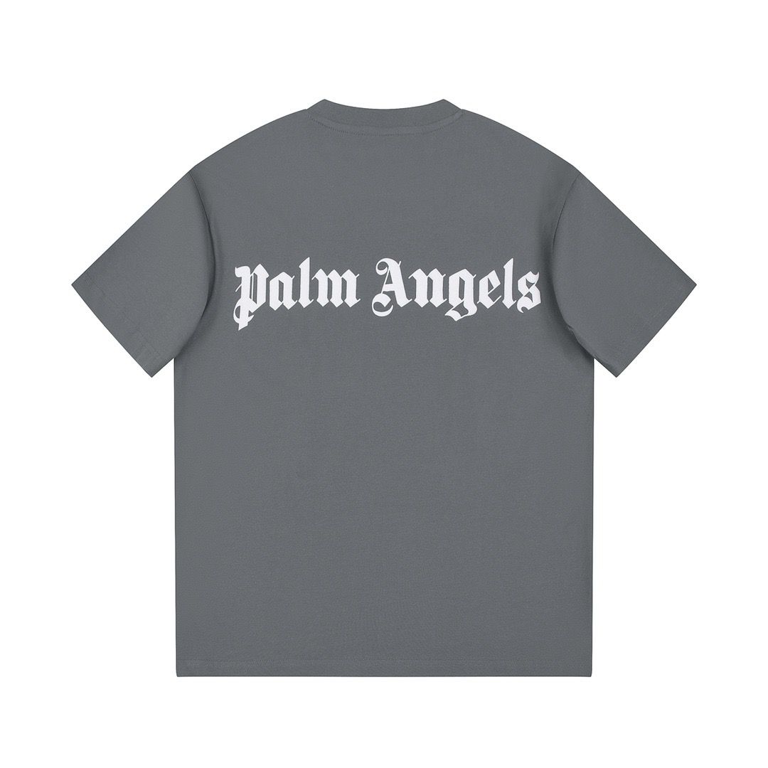 1:1 Top version new arrival simple letter logo tee