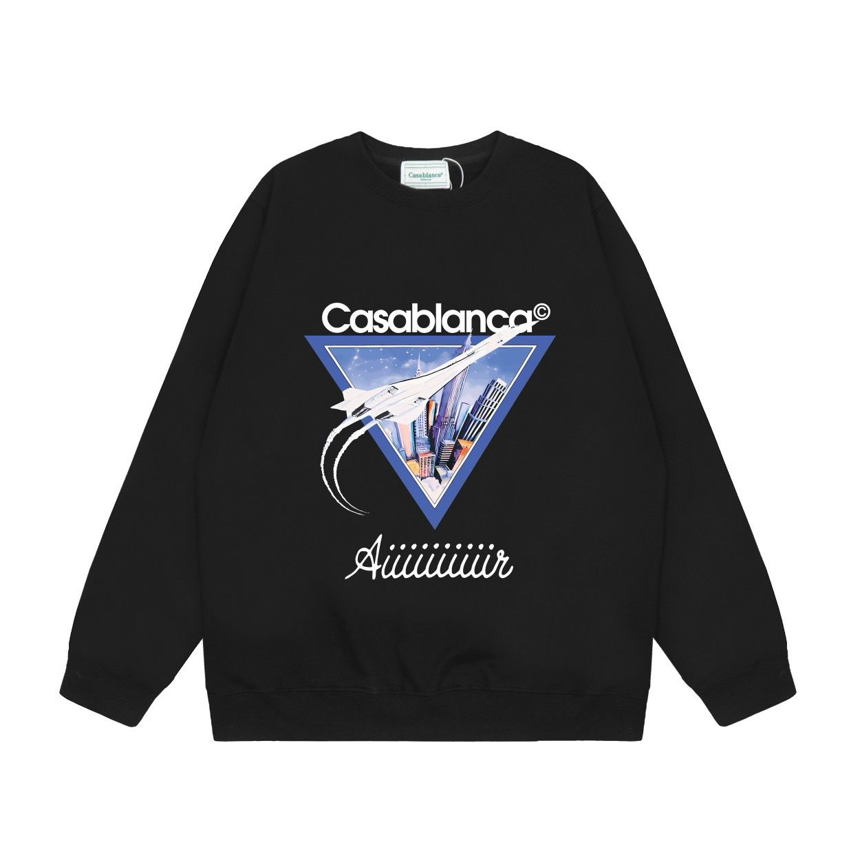 New arrival city buildings print crewneck