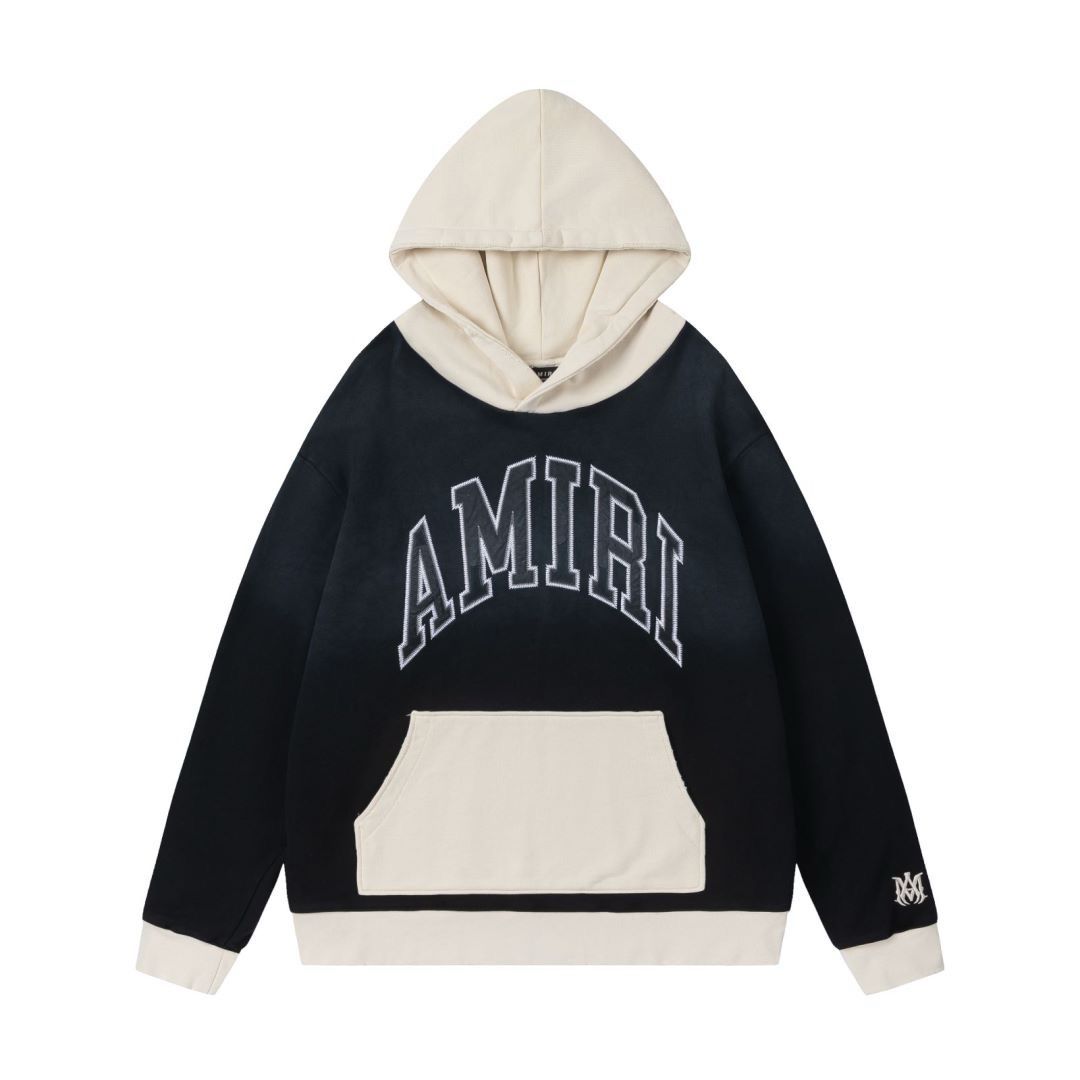 New arrival double color big letter hoodie
