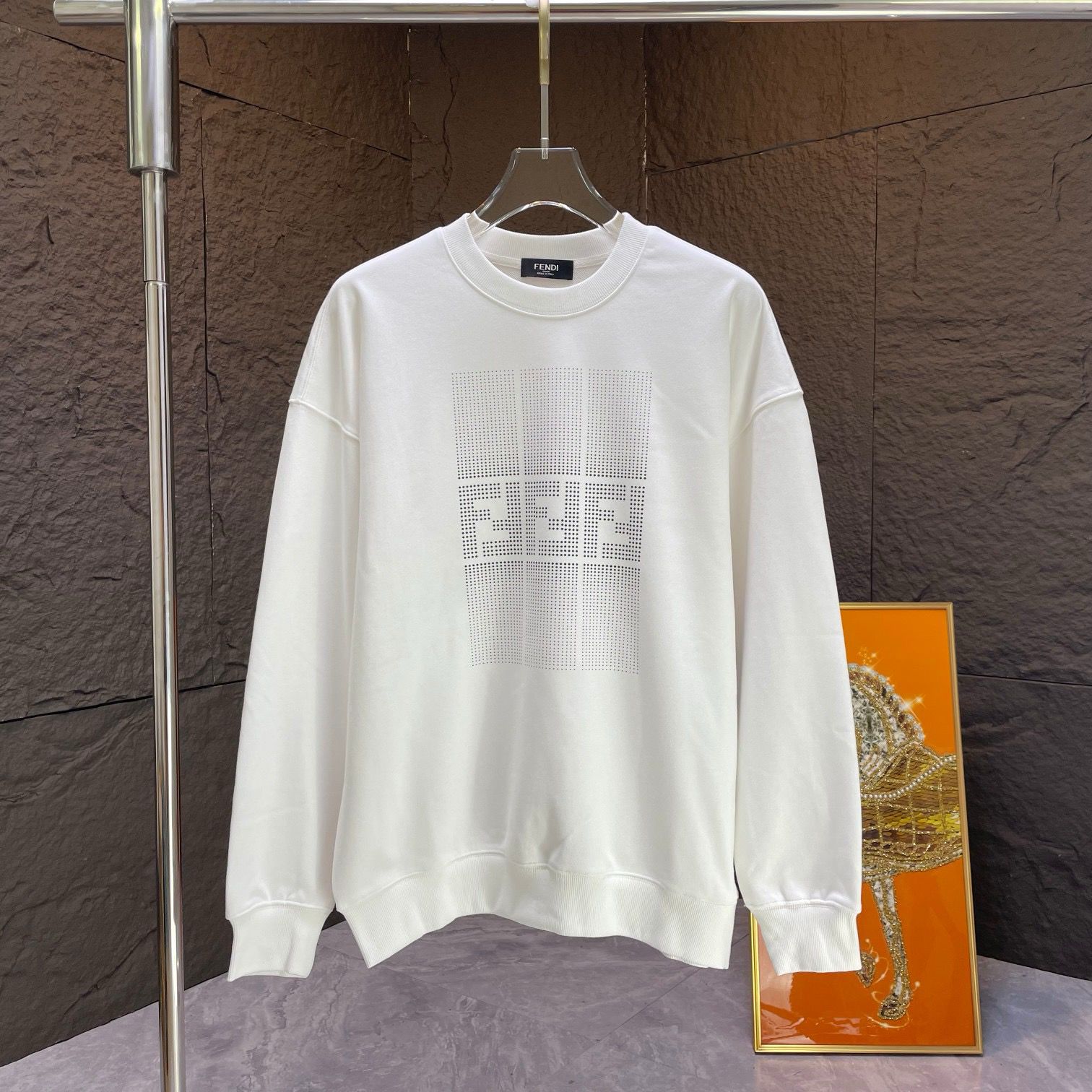 1:1 Version new arrival basic crewneck hoodie