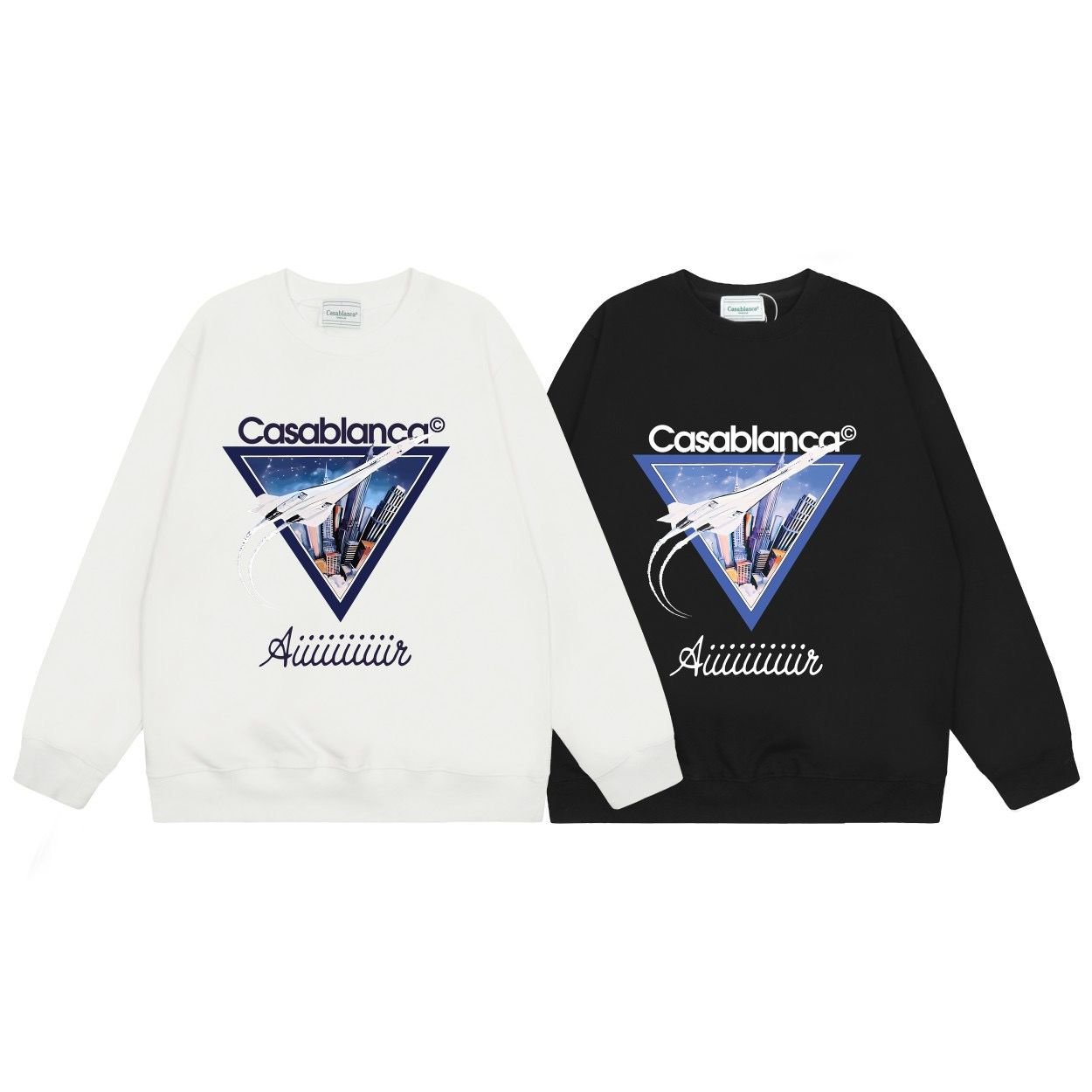 New arrival city buildings print crewneck