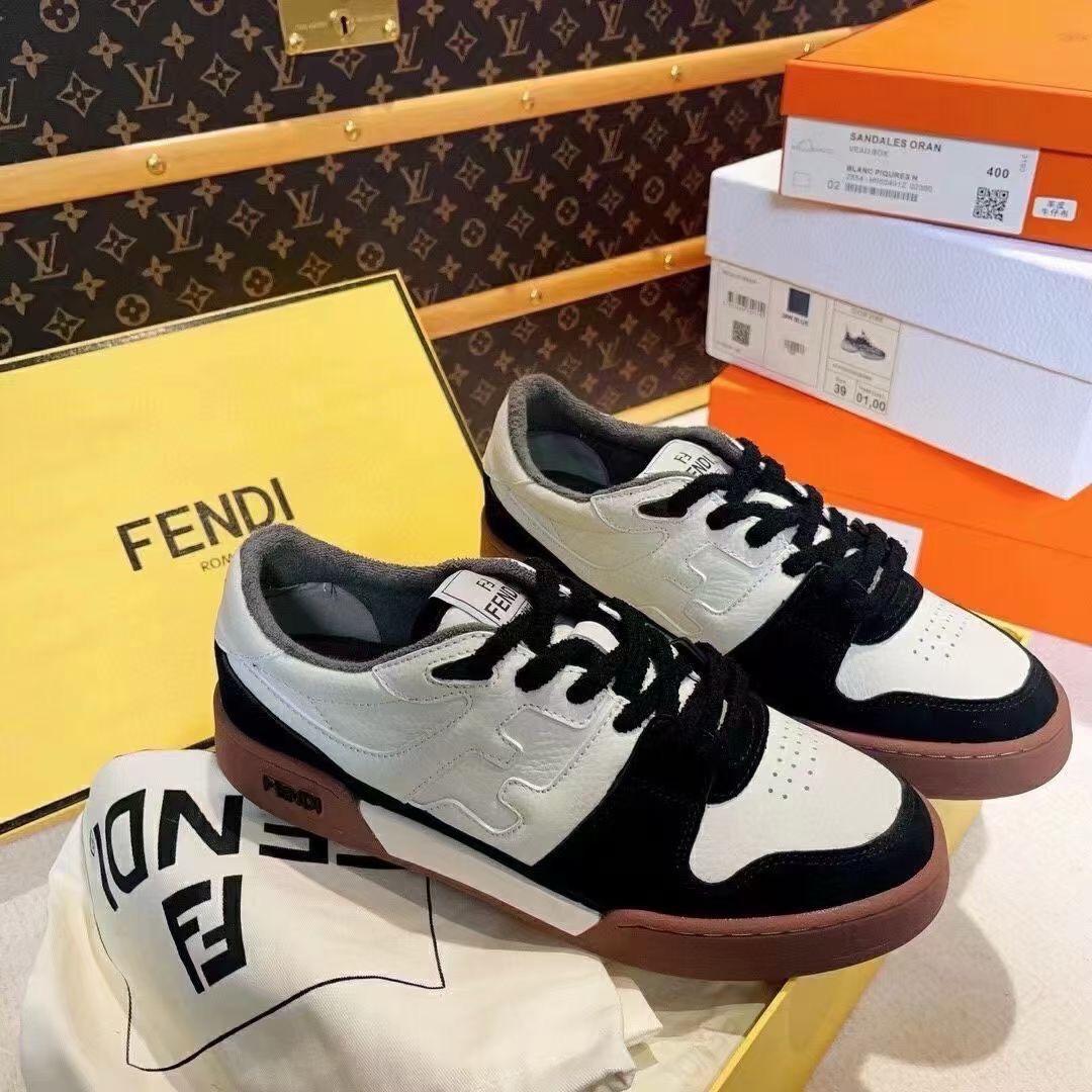 1:1 leather new style patch shoes