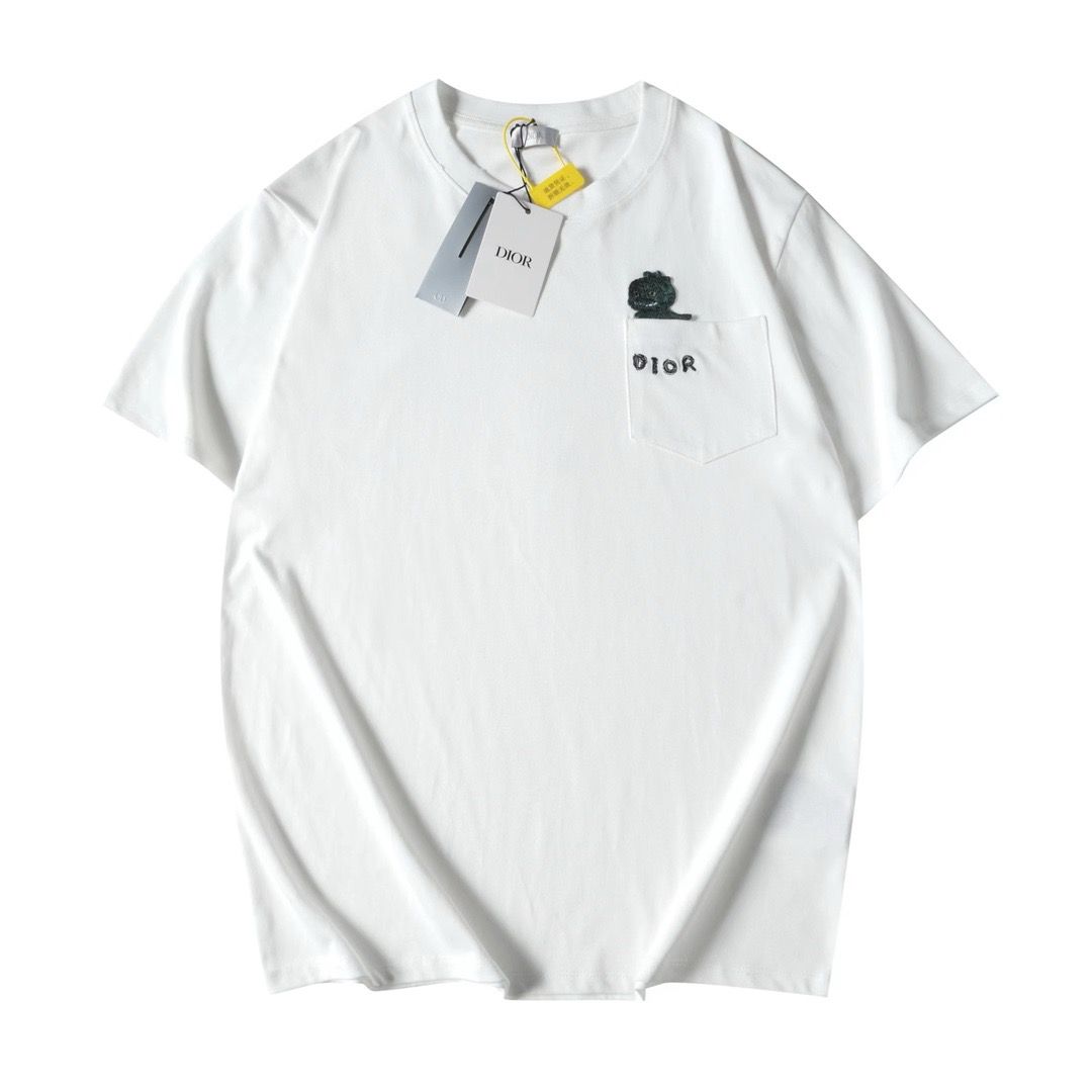 1:1 Version new dinosaur pocket tshirt