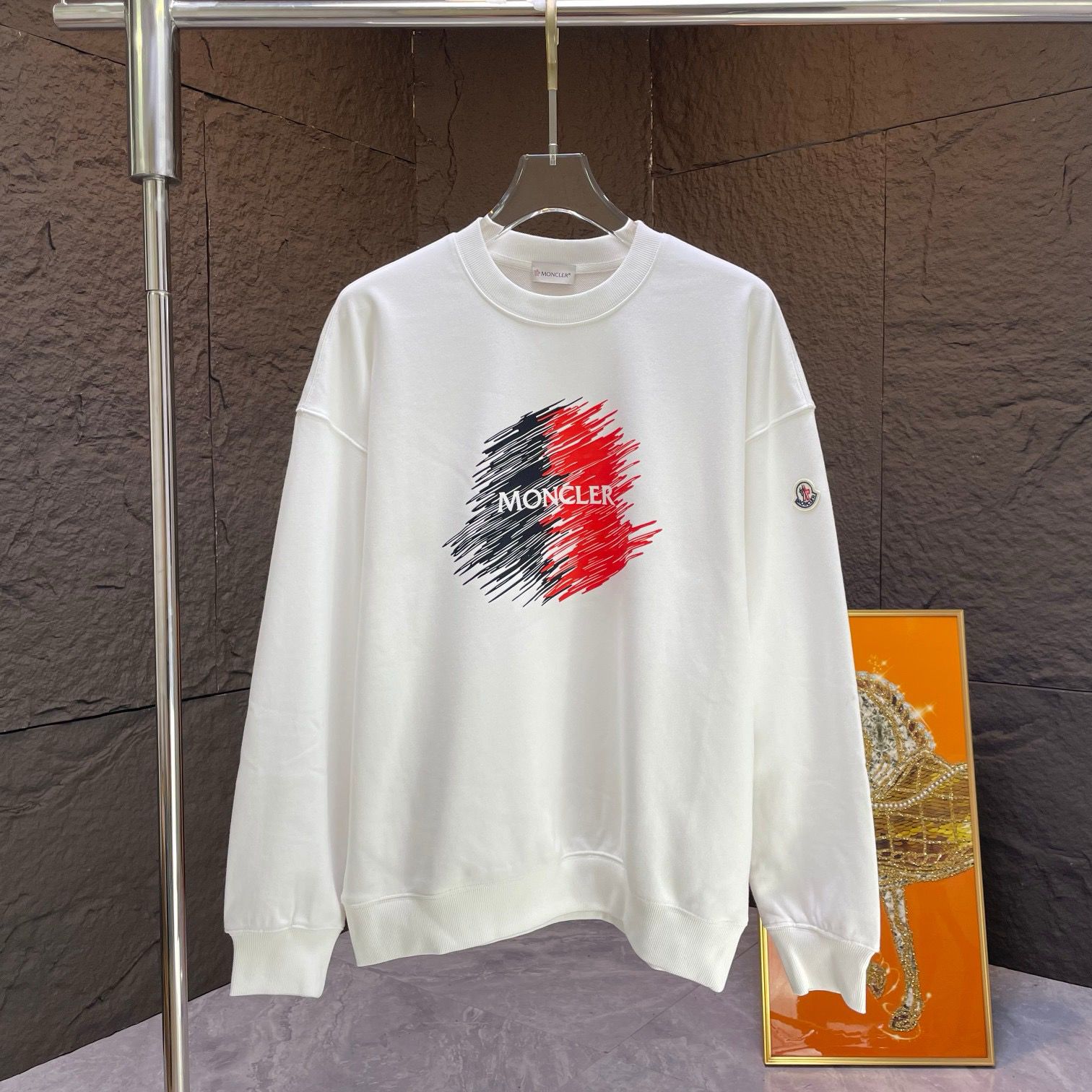 1:1 Version new arrival basic style crewneck hoodie